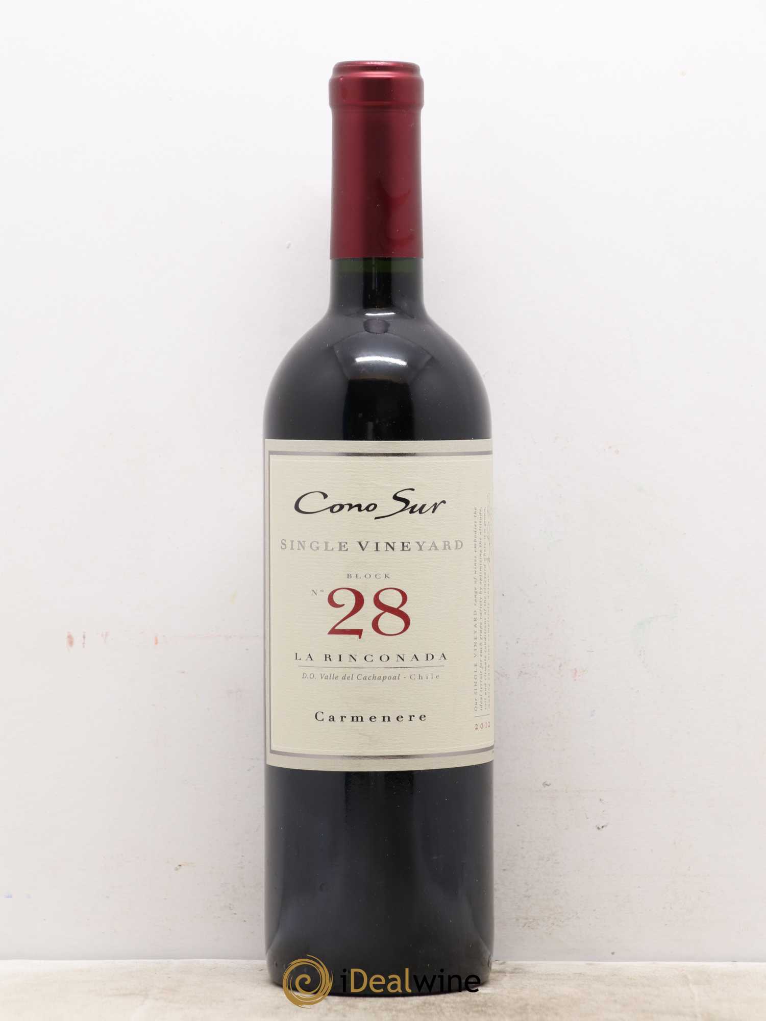 Chili Cono Sur La Rinconada Single Vineyard Block Carmenere Block 28 Cachapoal Valley 2012 - Posten von 1 Flasche - 0