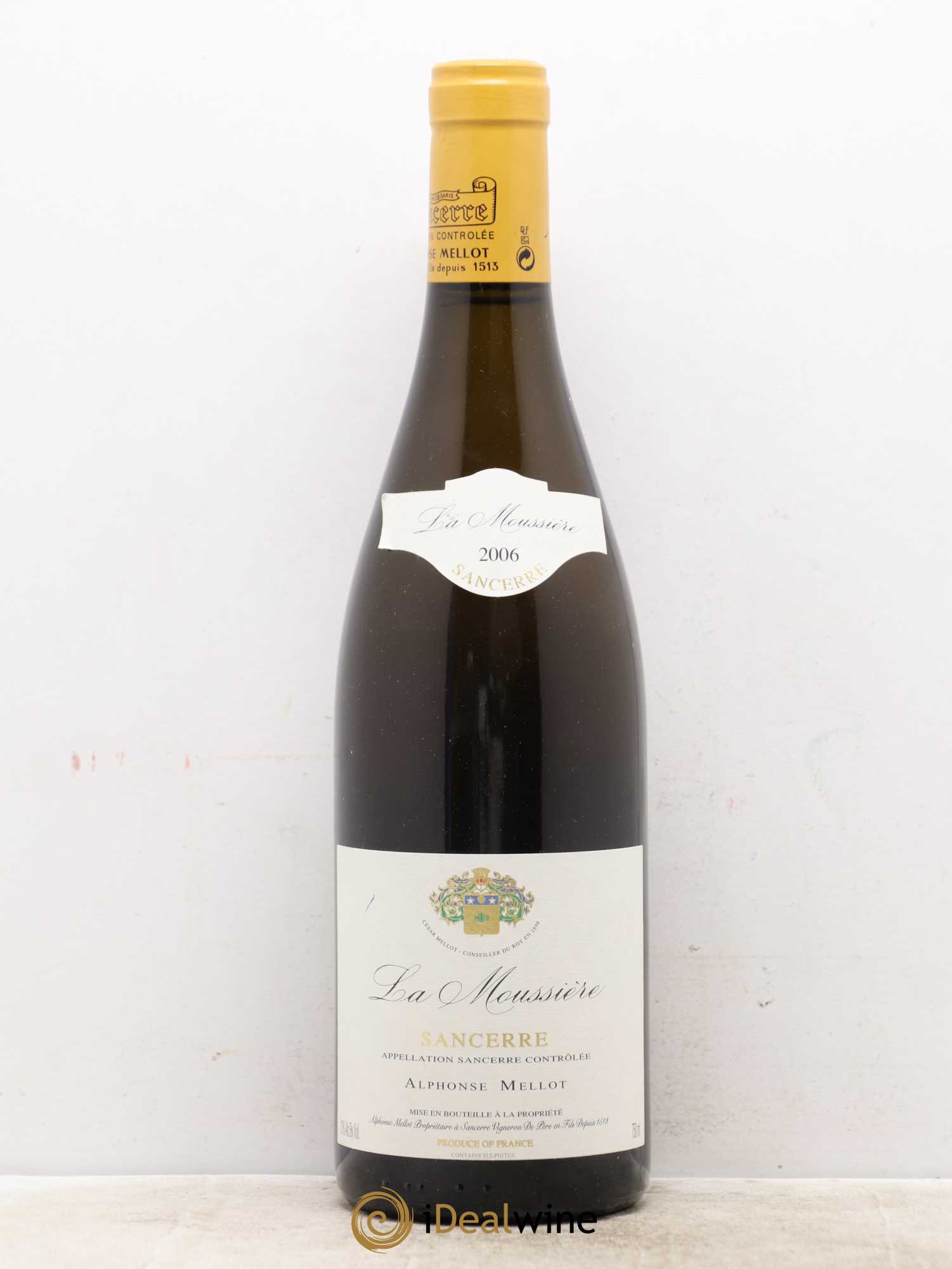 Sancerre La Moussière Alphonse Mellot 2006 - Lot de 1 bouteille - 0