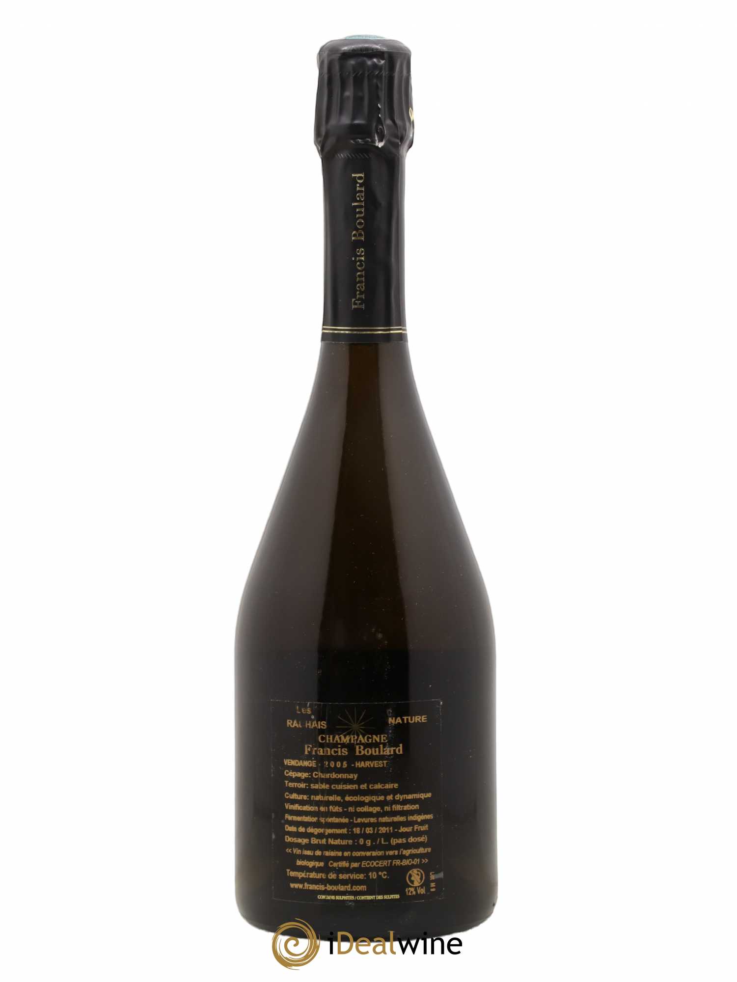 Les Rachais Francis Boulard 2005 - Lot de 1 bouteille - 1