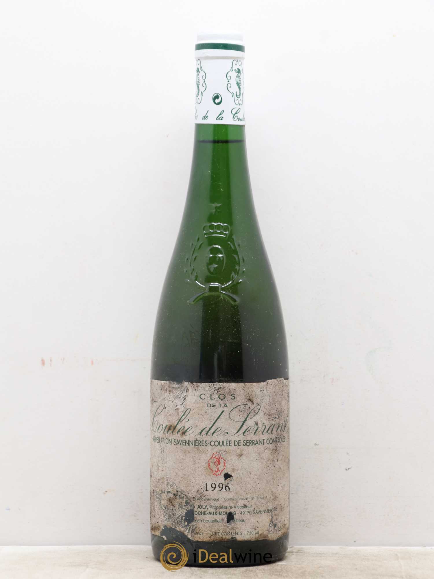 Savennières Clos de la Coulée de Serrant Vignobles de la Coulée de Serrant - Nicolas Joly 1996 - Lot de 1 bouteille - 0