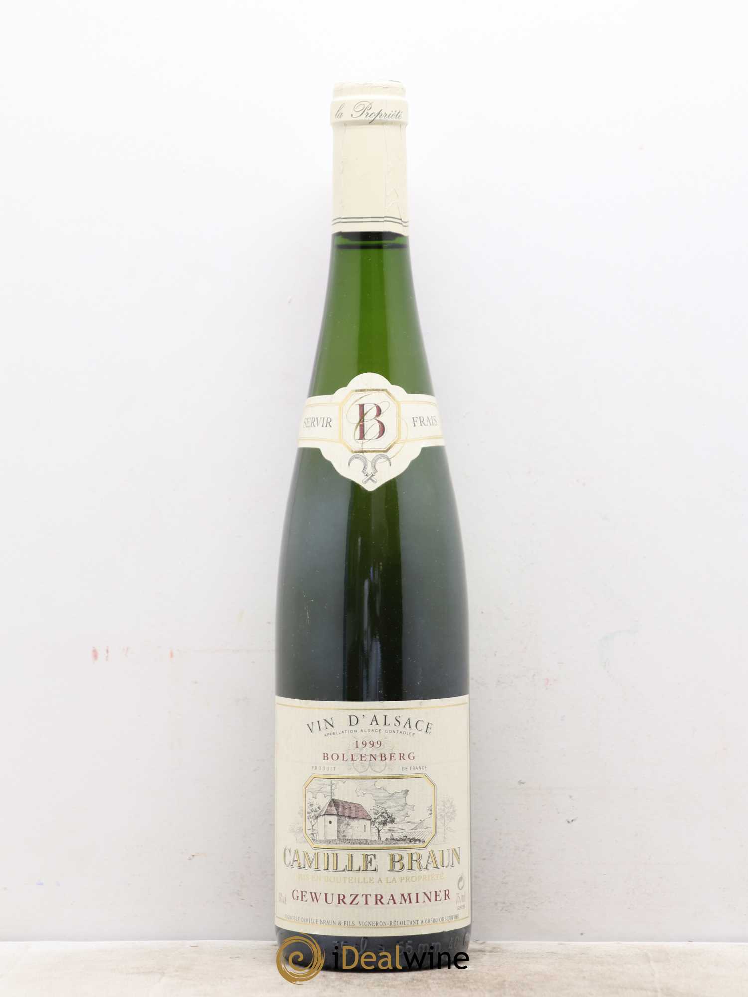 Gewurztraminer Bollenberg Camille Braun 1999 - Posten von 1 Flasche - 0