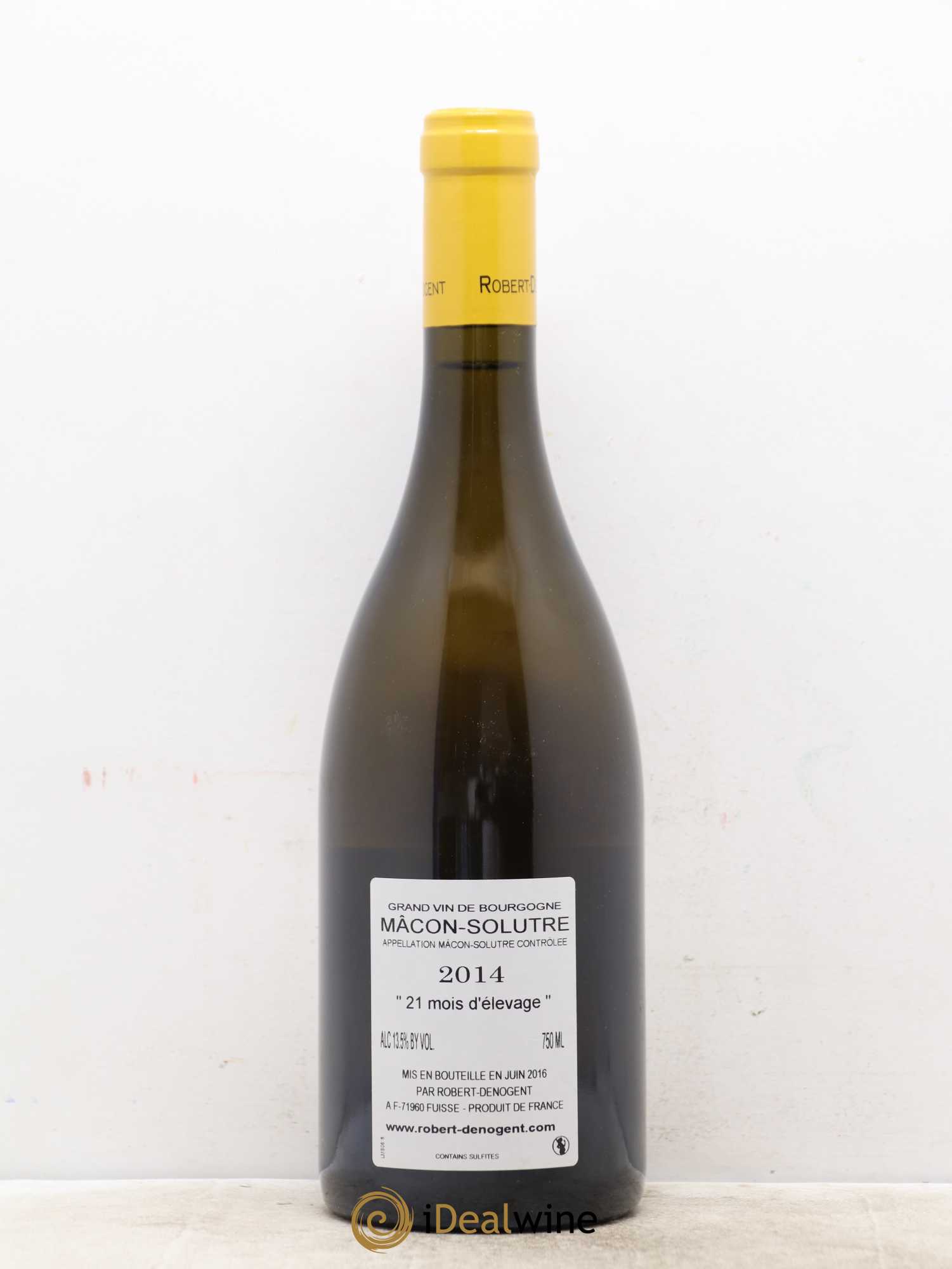 Mâcon-Solutré Clos des Bertillonnes Robert Denogent (Domaine) 2014 - Lot de 1 bouteille - 1