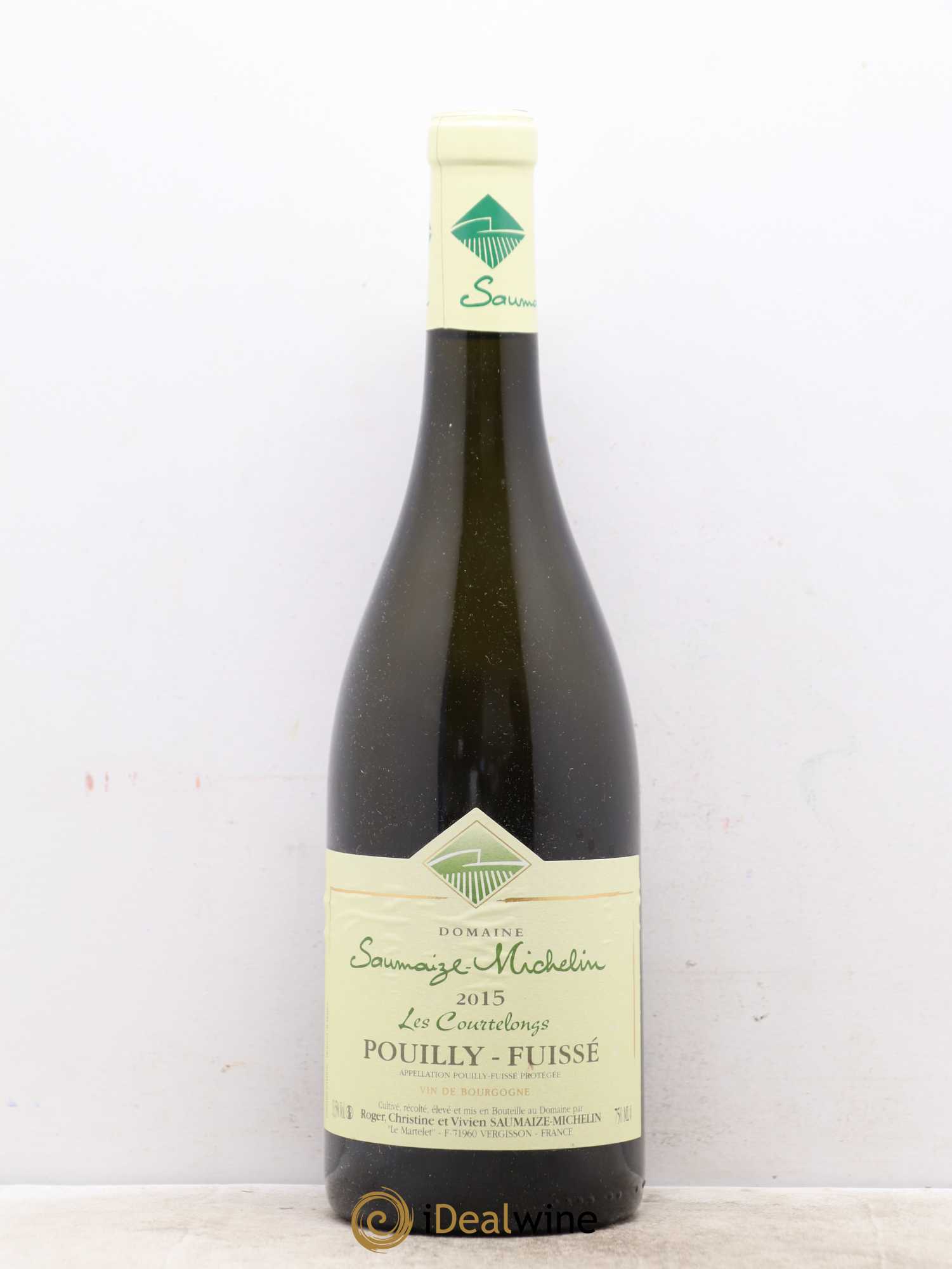 Pouilly-Fuissé Les Courtelongs Saumaize Michelin 2015 - Posten von 1 Flasche - 0