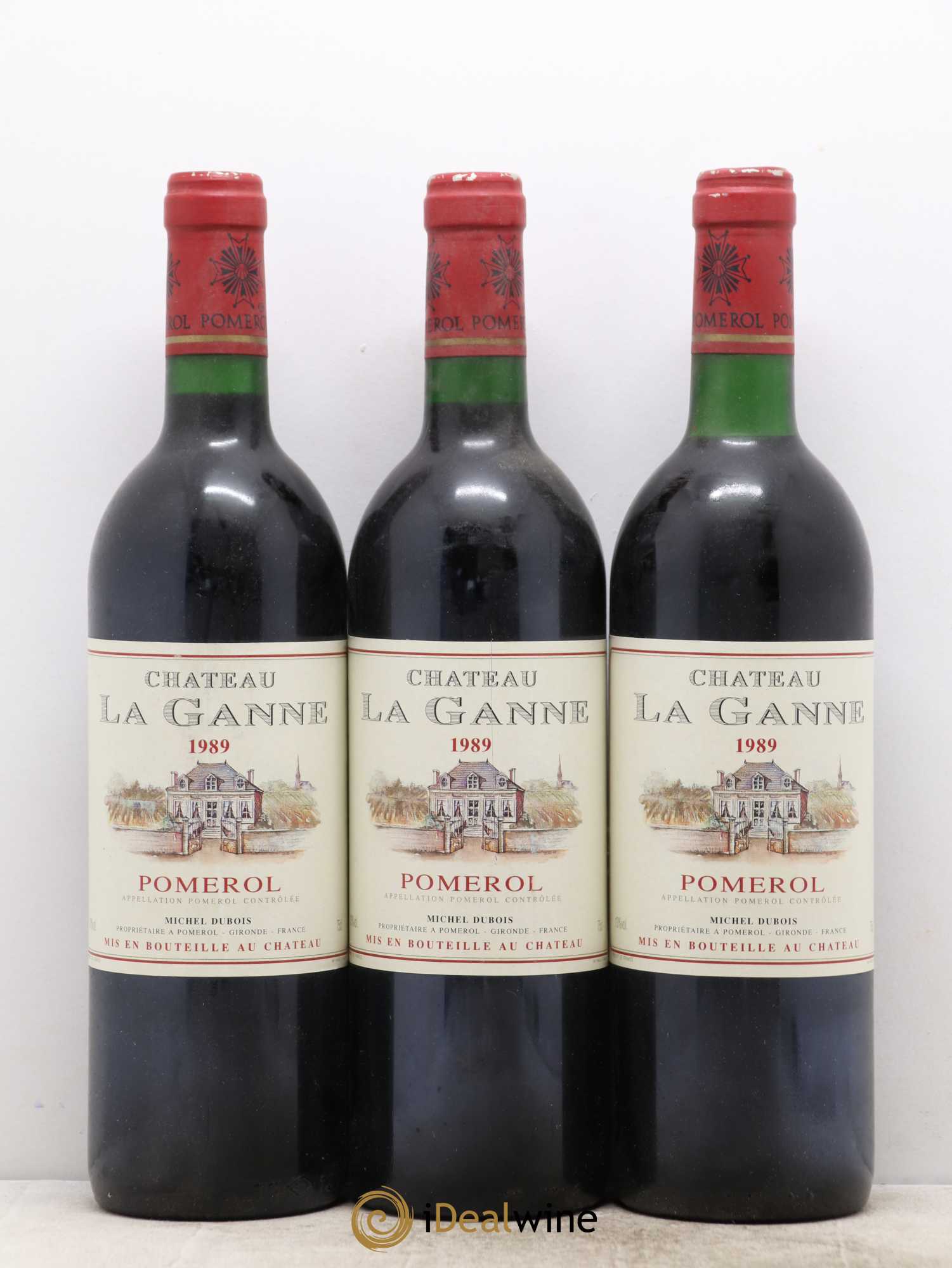 Château la Ganne 1989 - Lot de 3 bouteilles - 0