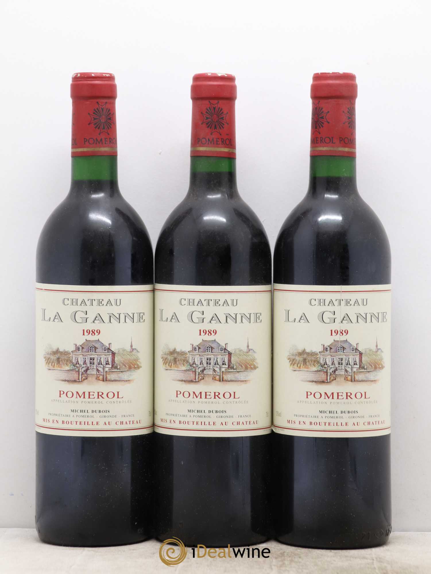 Château la Ganne 1989 - Lot de 3 bouteilles - 0