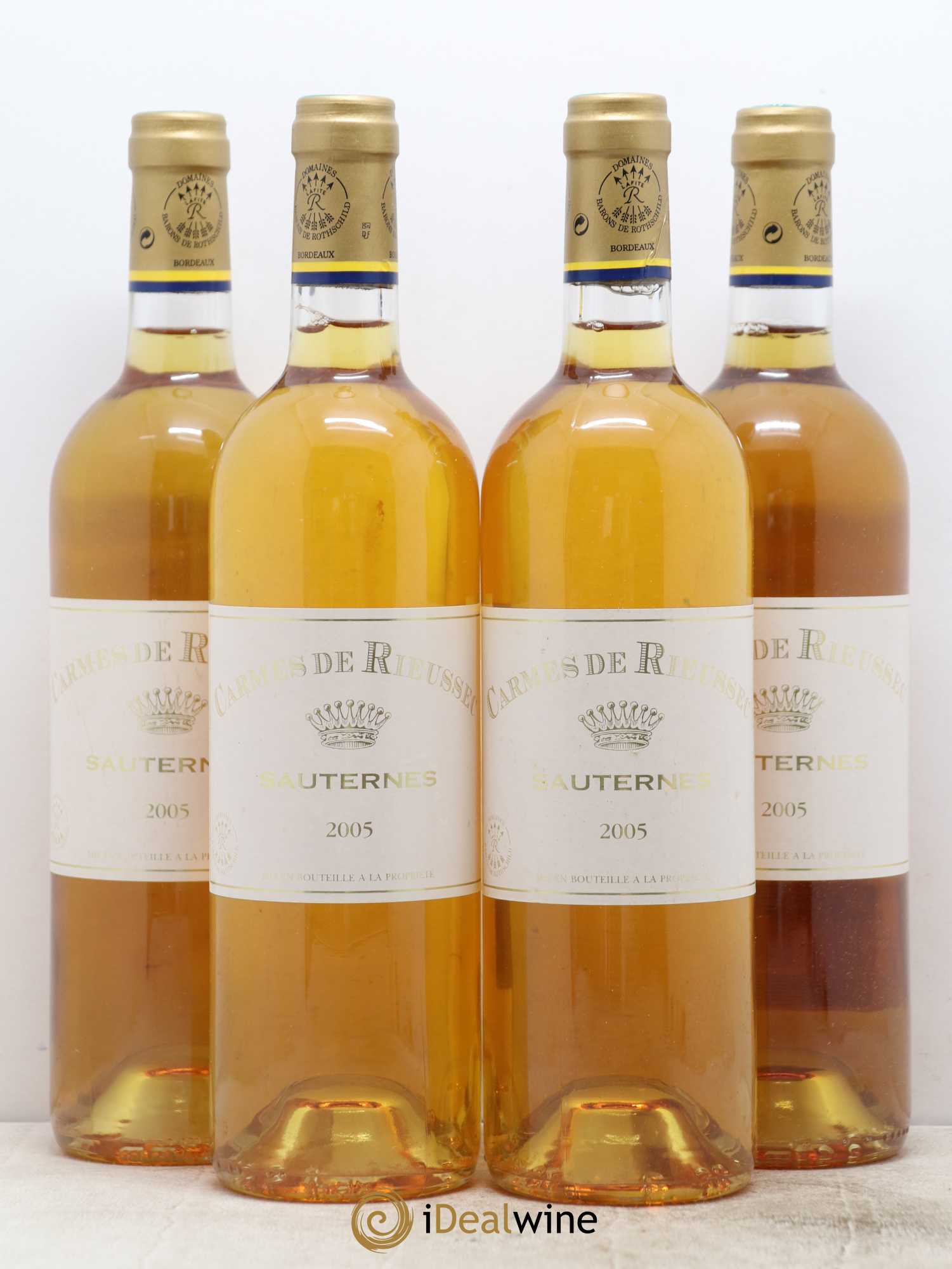 Carmes de Rieussec 2005 - Posten von 4 Flaschen - 0