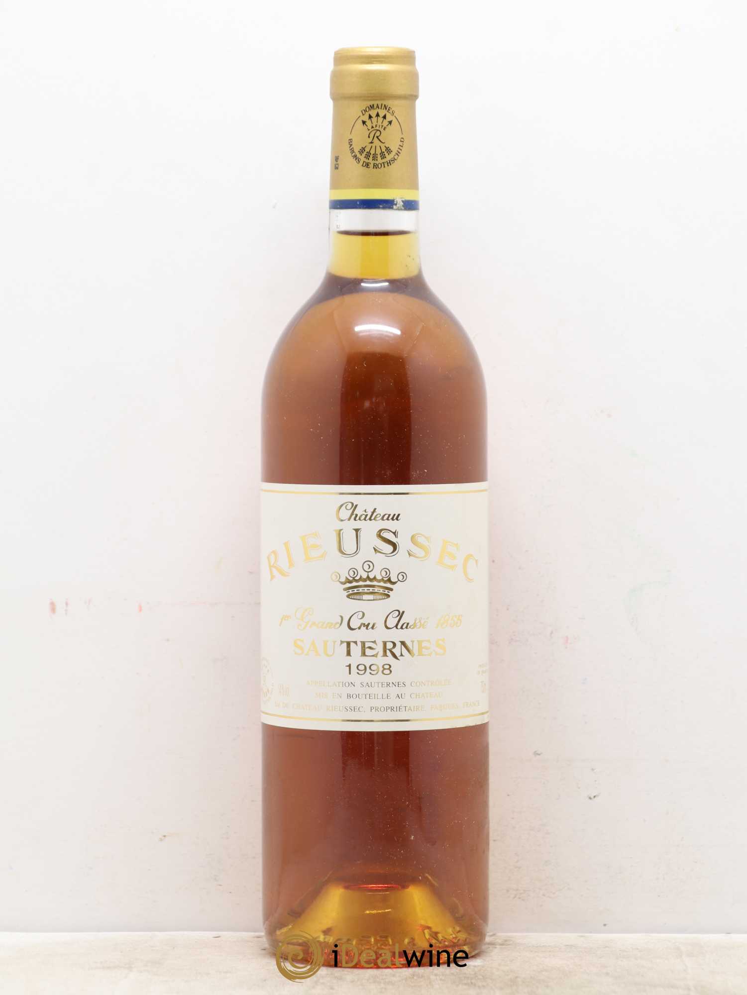 Château Rieussec 1er Grand Cru Classé 1998 - Posten von 1 Flasche - 0