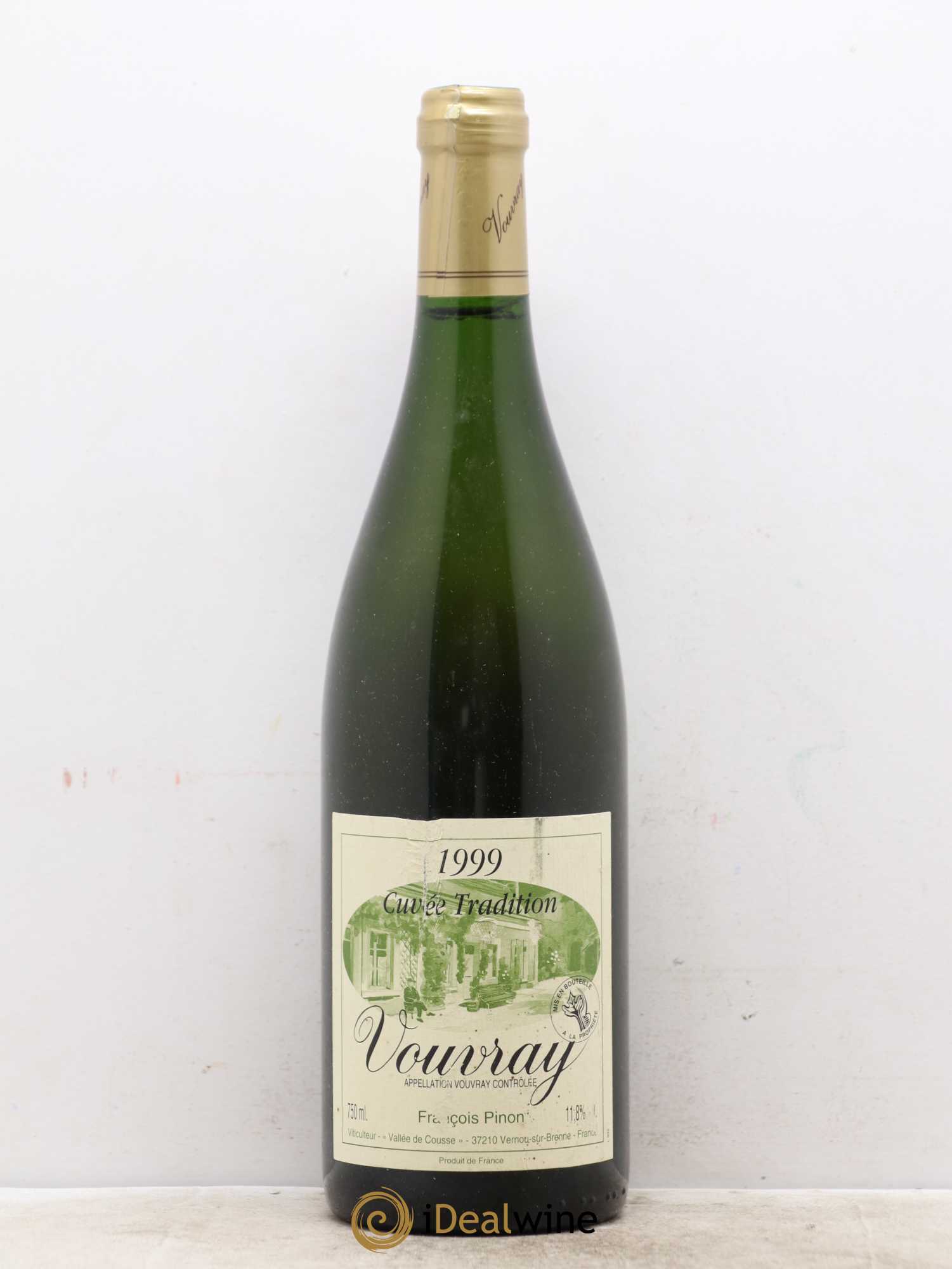 Vouvray Cuvée Tradition Francois Pinon 1999 - Posten von 1 Flasche - 0