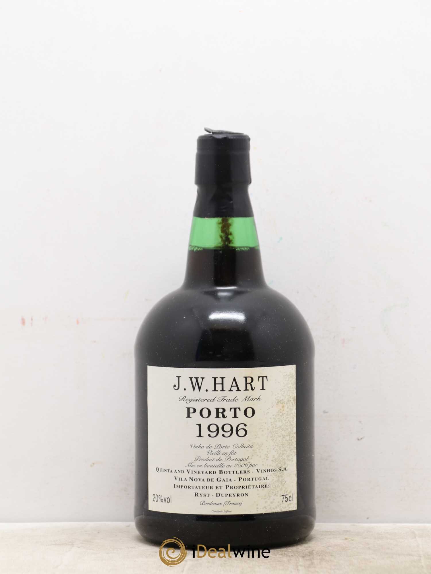 Porto Colheita J W Hart 1996 - Posten von 1 Flasche - 0