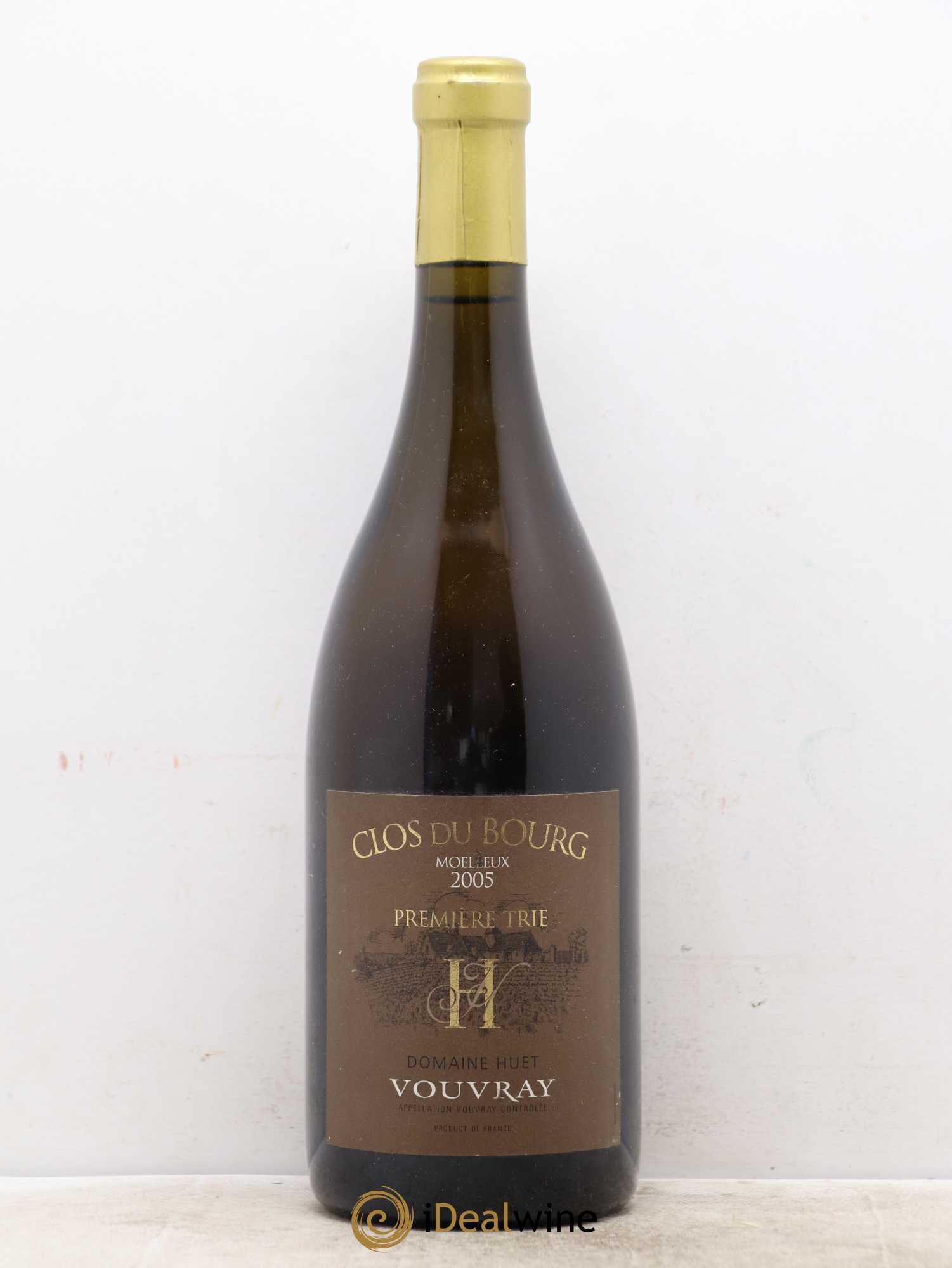 Vouvray Clos du Bourg Moelleux 1ère trie Domaine Huet 2005 - Lotto di 1 bottiglia - 0