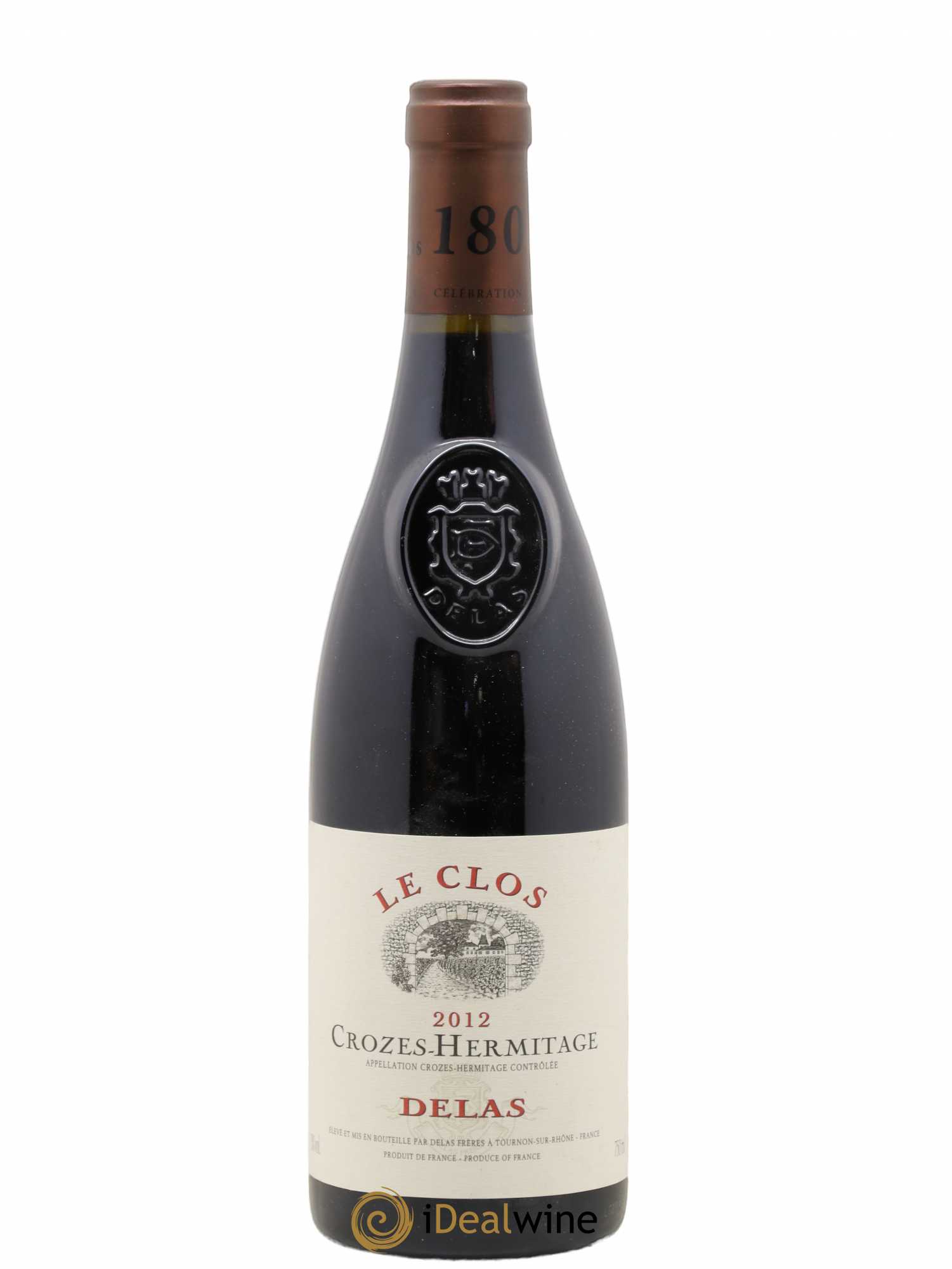 Crozes-Hermitage Le Clos Delas Frères 2012 - Lot de 1 bouteille - 0