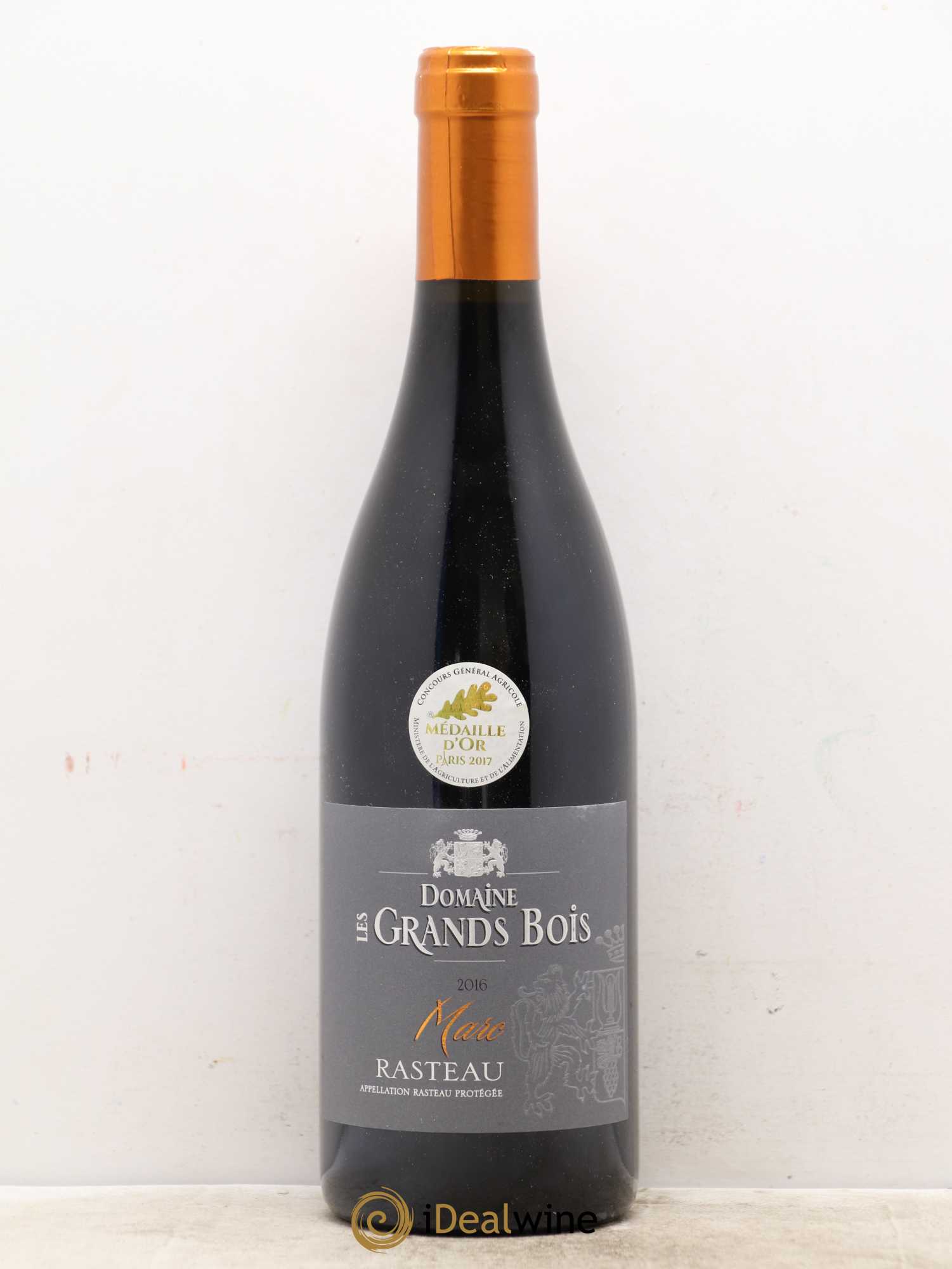 Rasteau Domaine Les Grands Bois Cuvée Marc 2016 - Lotto di 1 bottiglia - 0