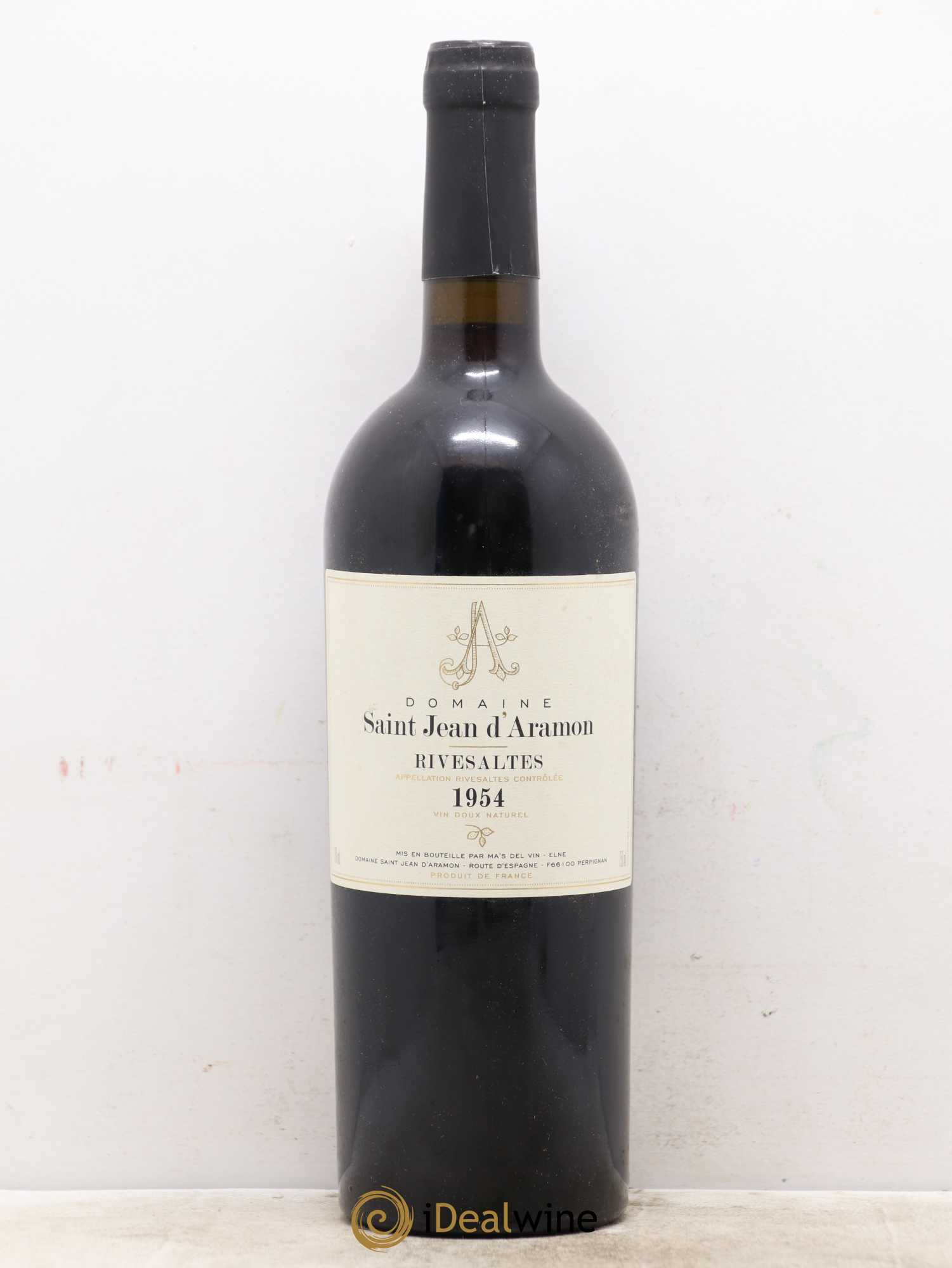 Rivesaltes Saint Jean d'Aramon 1954 - Posten von 1 Flasche - 0
