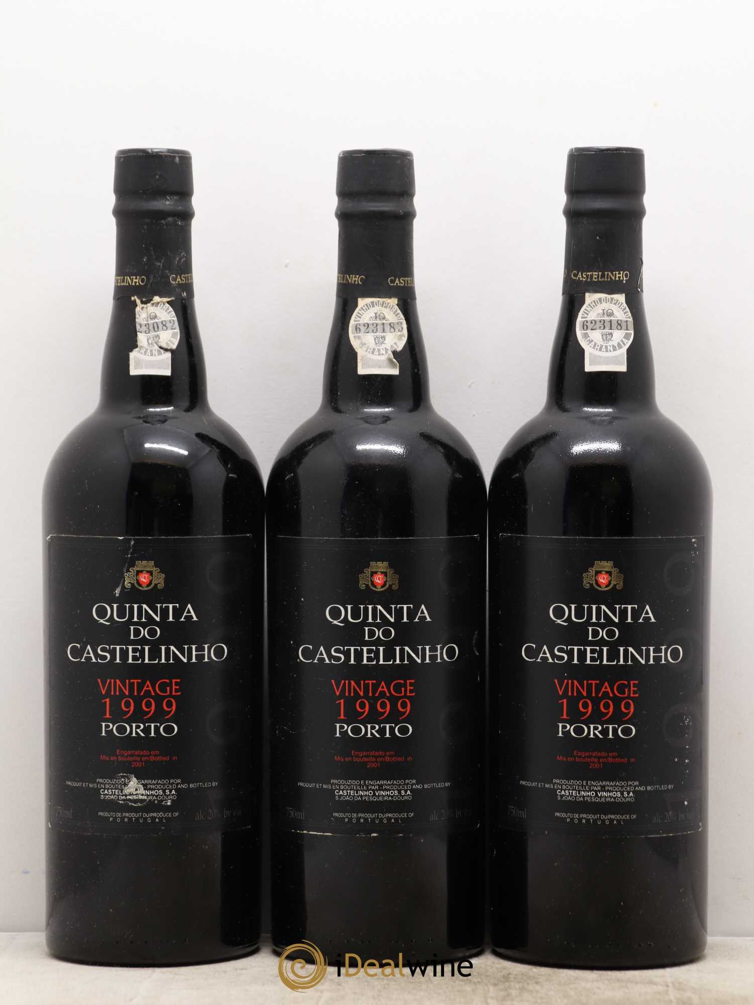 Porto Vintage Quinta do Castelinho 1999 - Lot de 3 bouteilles - 0