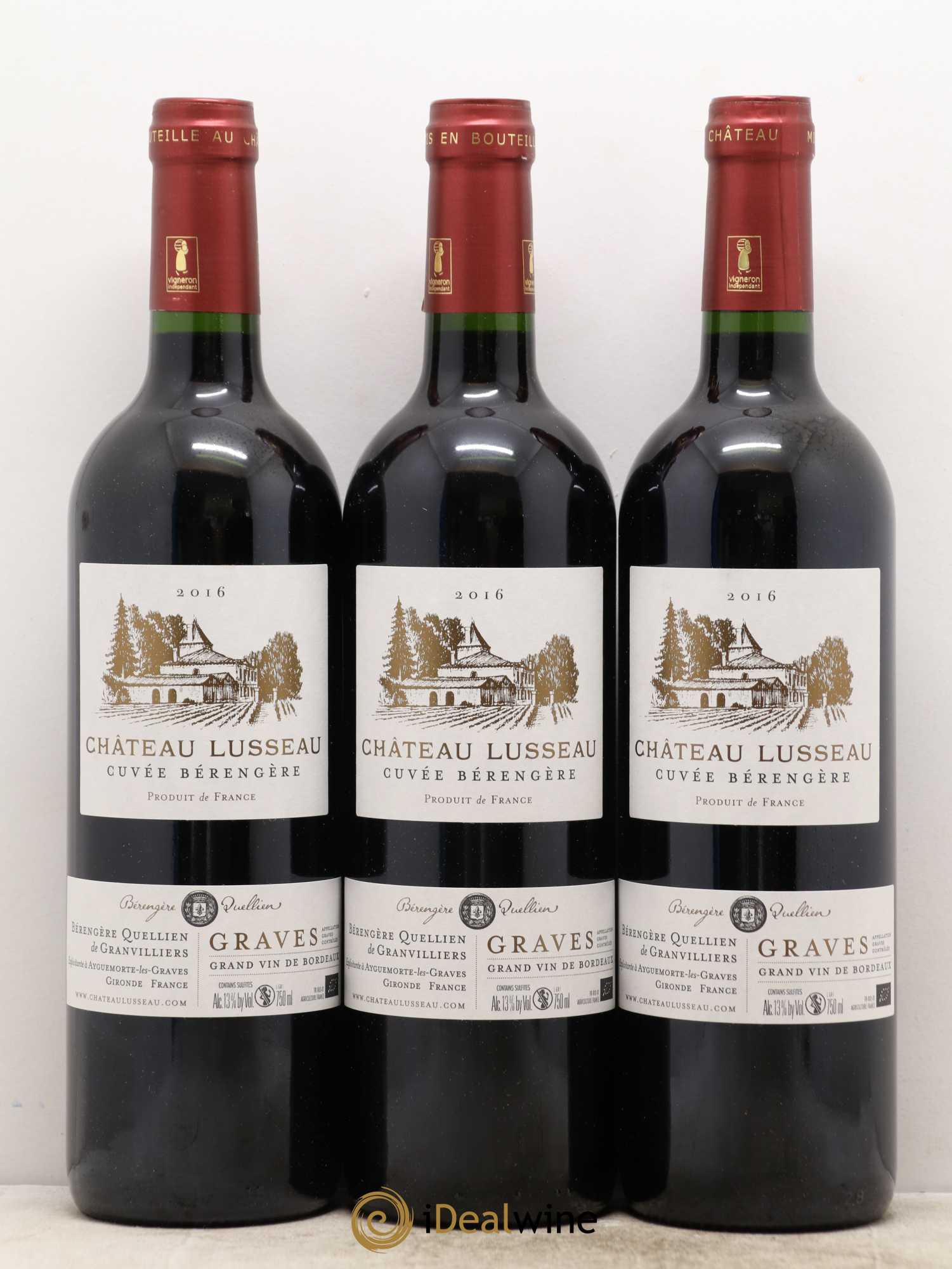 Graves Château Lusseau Cuvée Bérengère 2016 - Posten von 6 Flaschen - 1