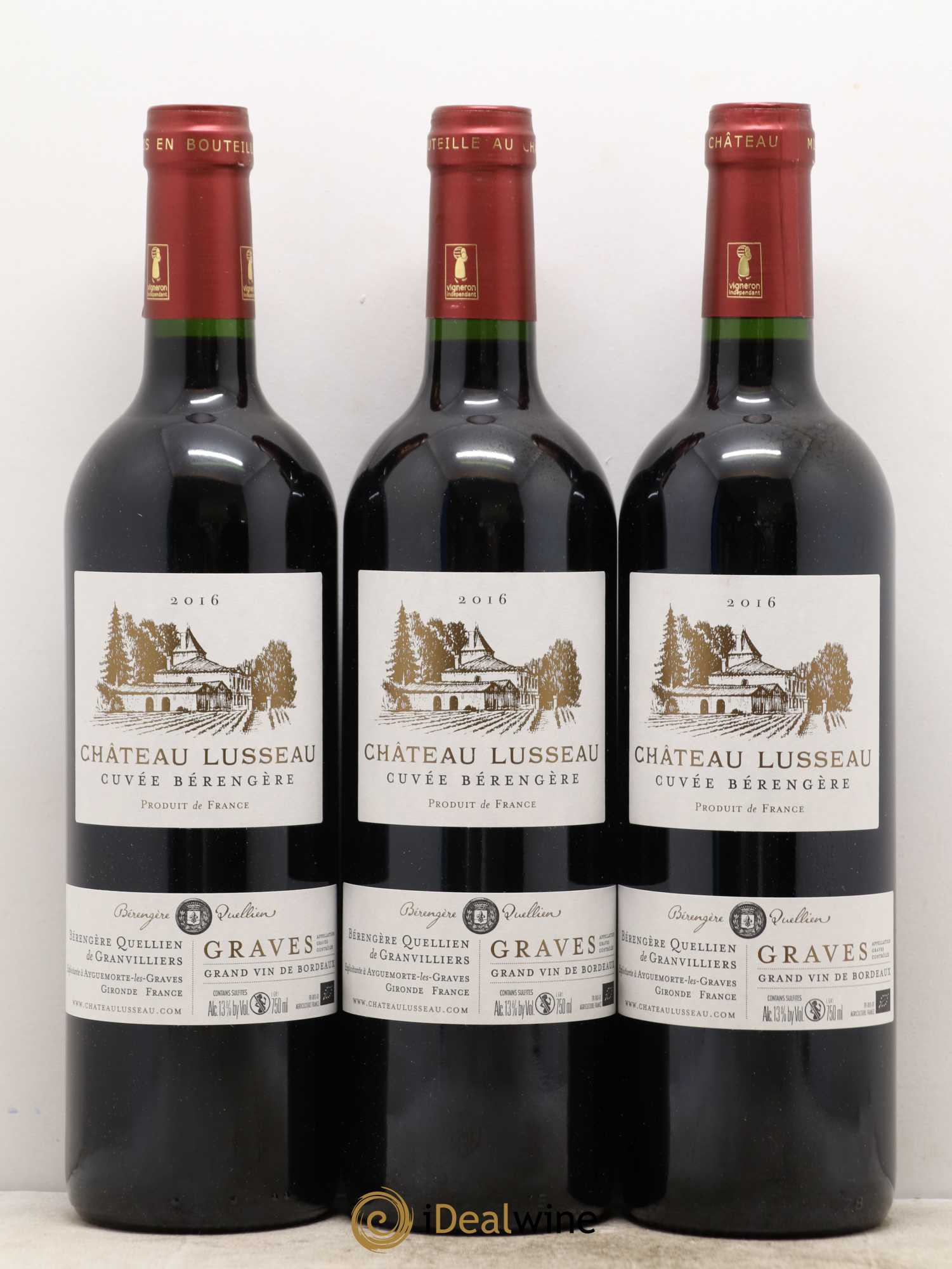 Graves Château Lusseau Cuvée Bérengère 2016 - Posten von 6 Flaschen - 2