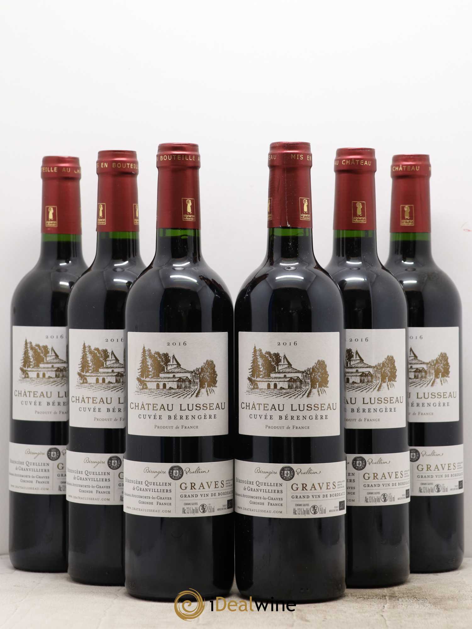 Graves Château Lusseau Cuvée Bérengère 2016 - Posten von 6 Flaschen - 0