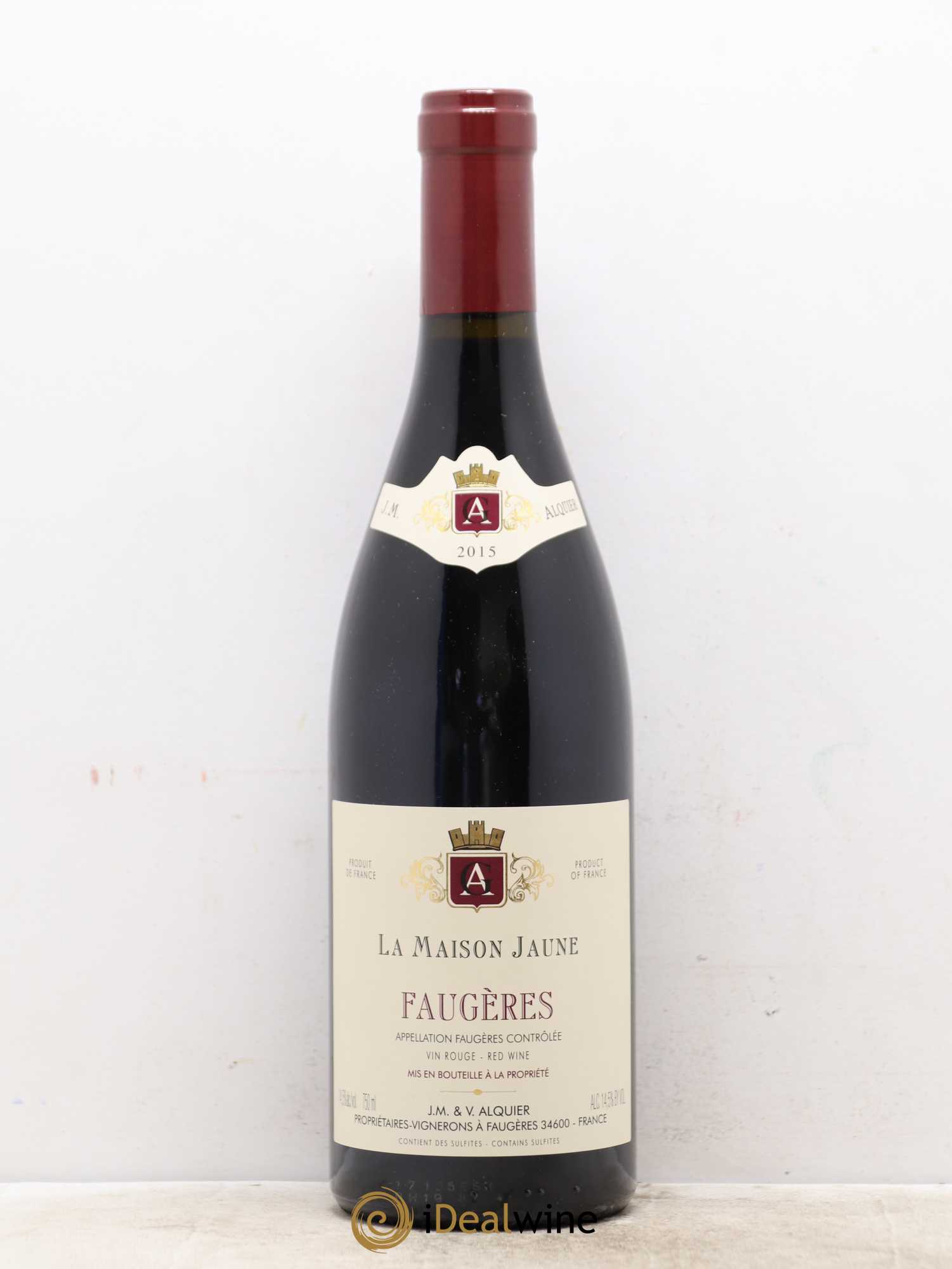 Faugères La Maison Jaune Jean-Michel Alquier 2015 - Lot de 1 bouteille - 0