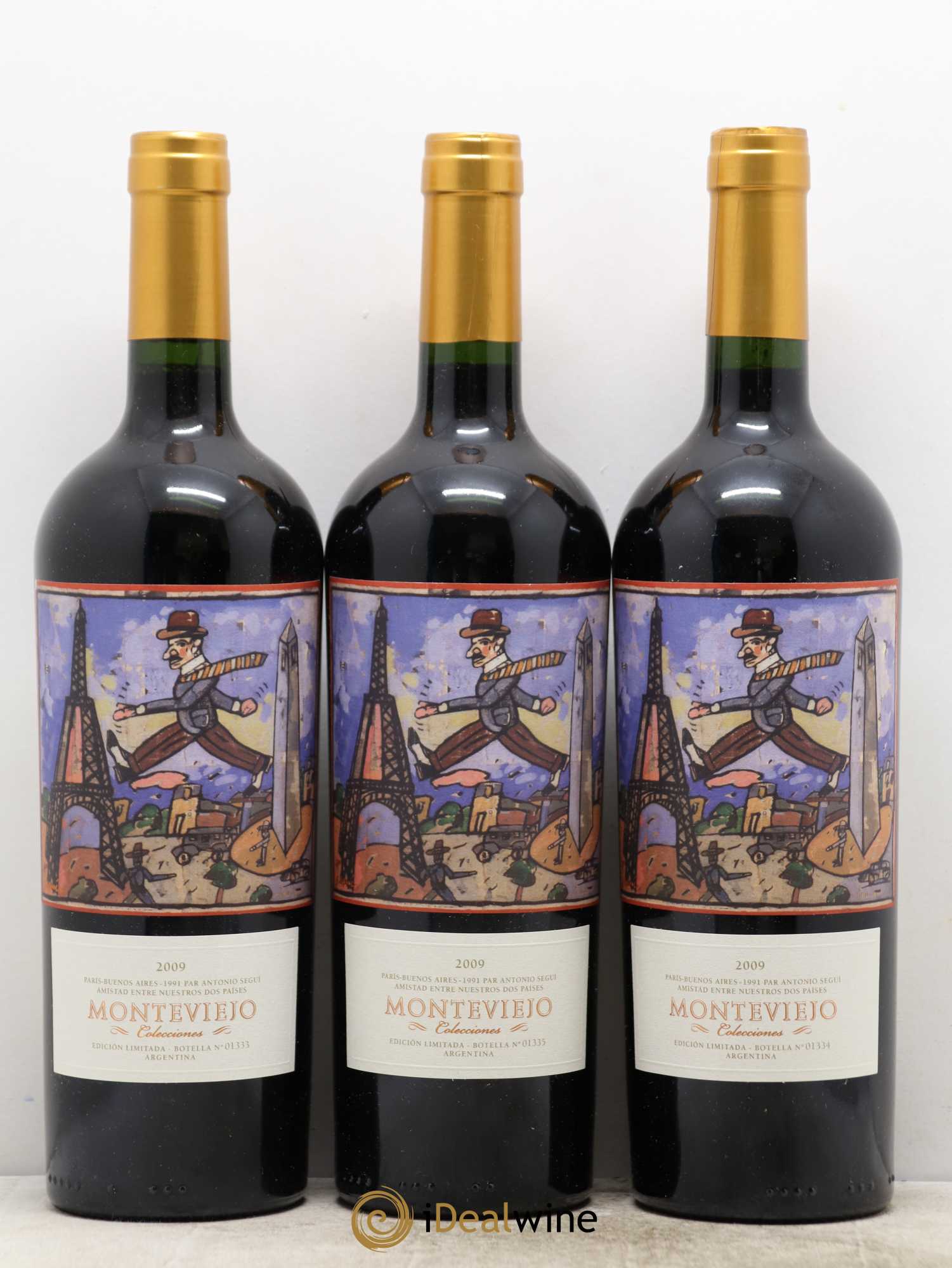 Mendoza Monteviejo Collecciones Segui Vale de Uco 2009 - Posten von 3 Flaschen - 0