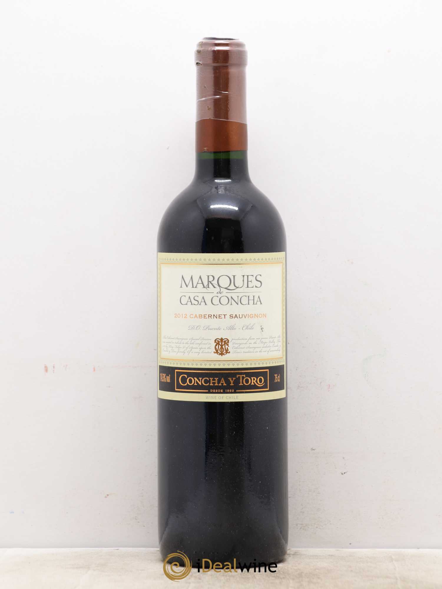 Chili Cabernet Sauvignon Marques de Casa Concah Concha y Toro 2012 - Posten von 1 Flasche - 0