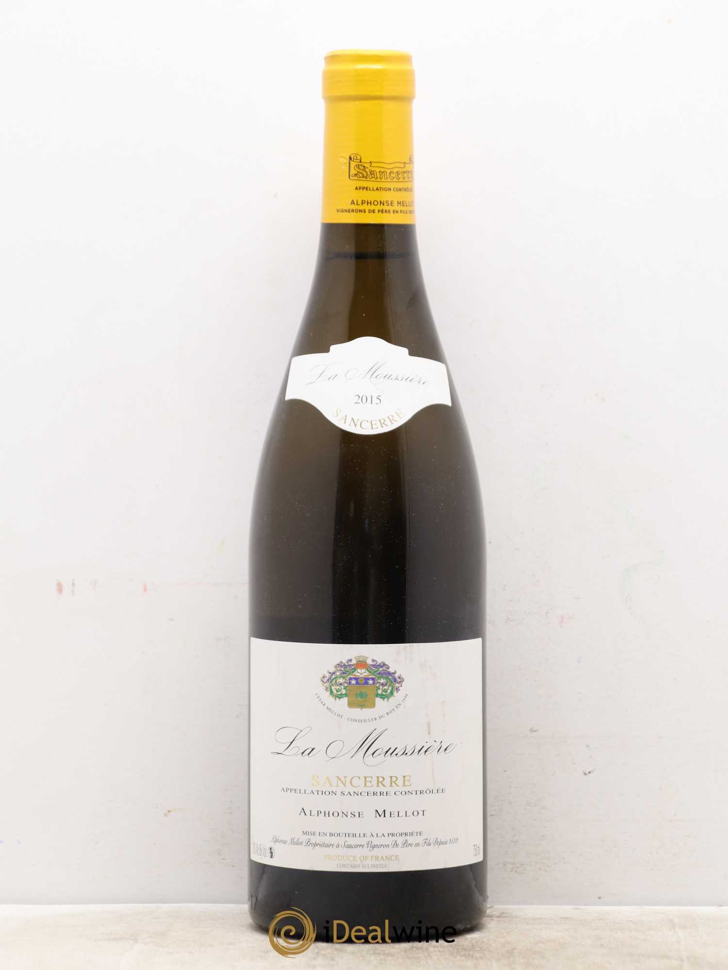 Sancerre La Moussière Alphonse Mellot 2015 - Lot de 1 bouteille - 0