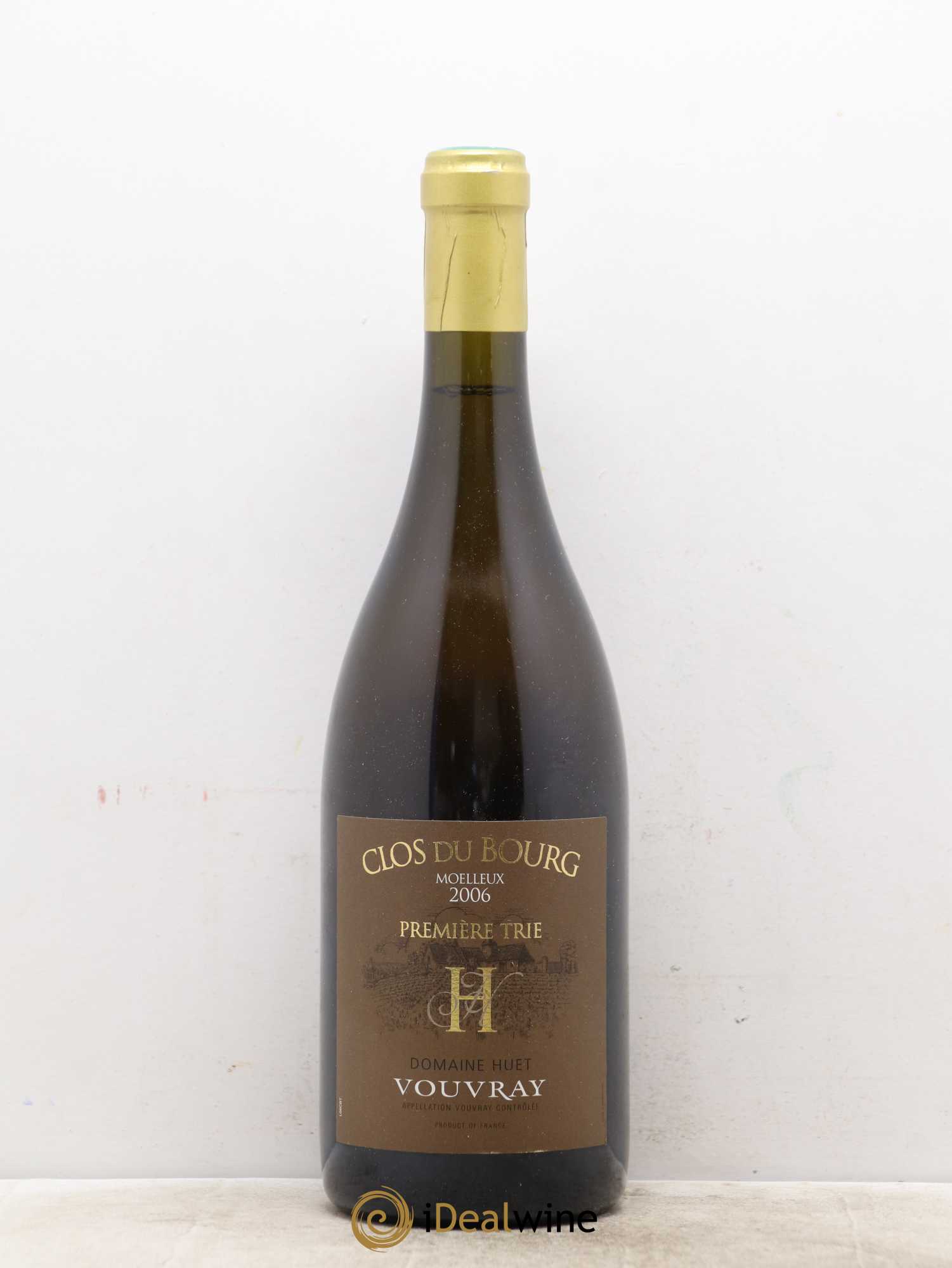 Vouvray Clos du Bourg Moelleux 1ère trie Domaine Huet 2006 - Lotto di 1 bottiglia - 0