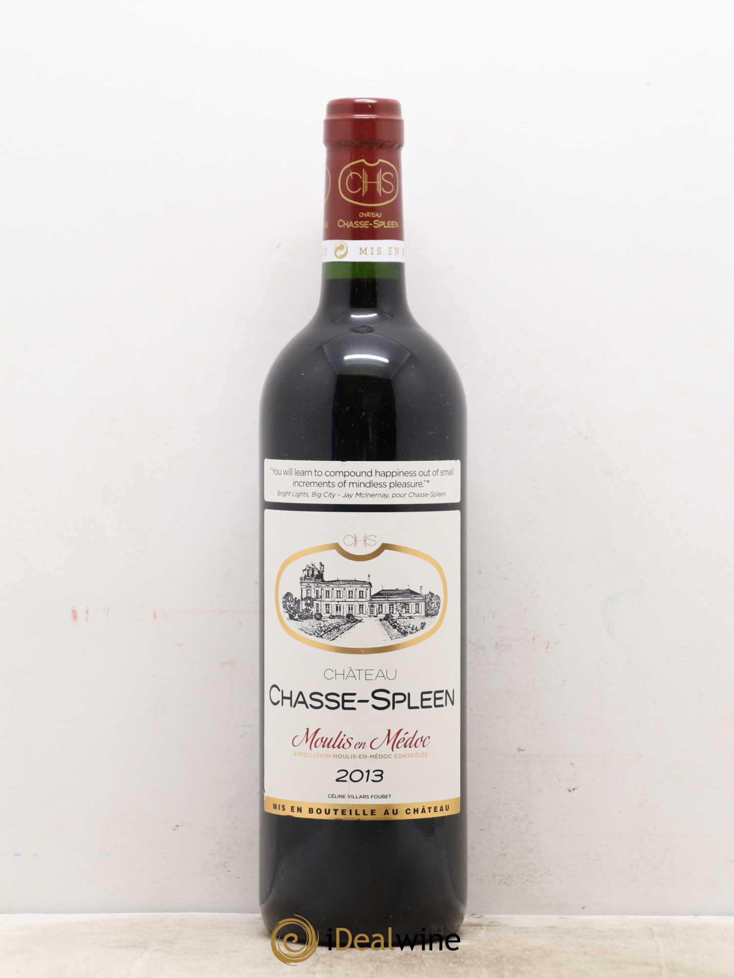 Château Chasse Spleen 2013 - Lot de 1 bouteille - 0