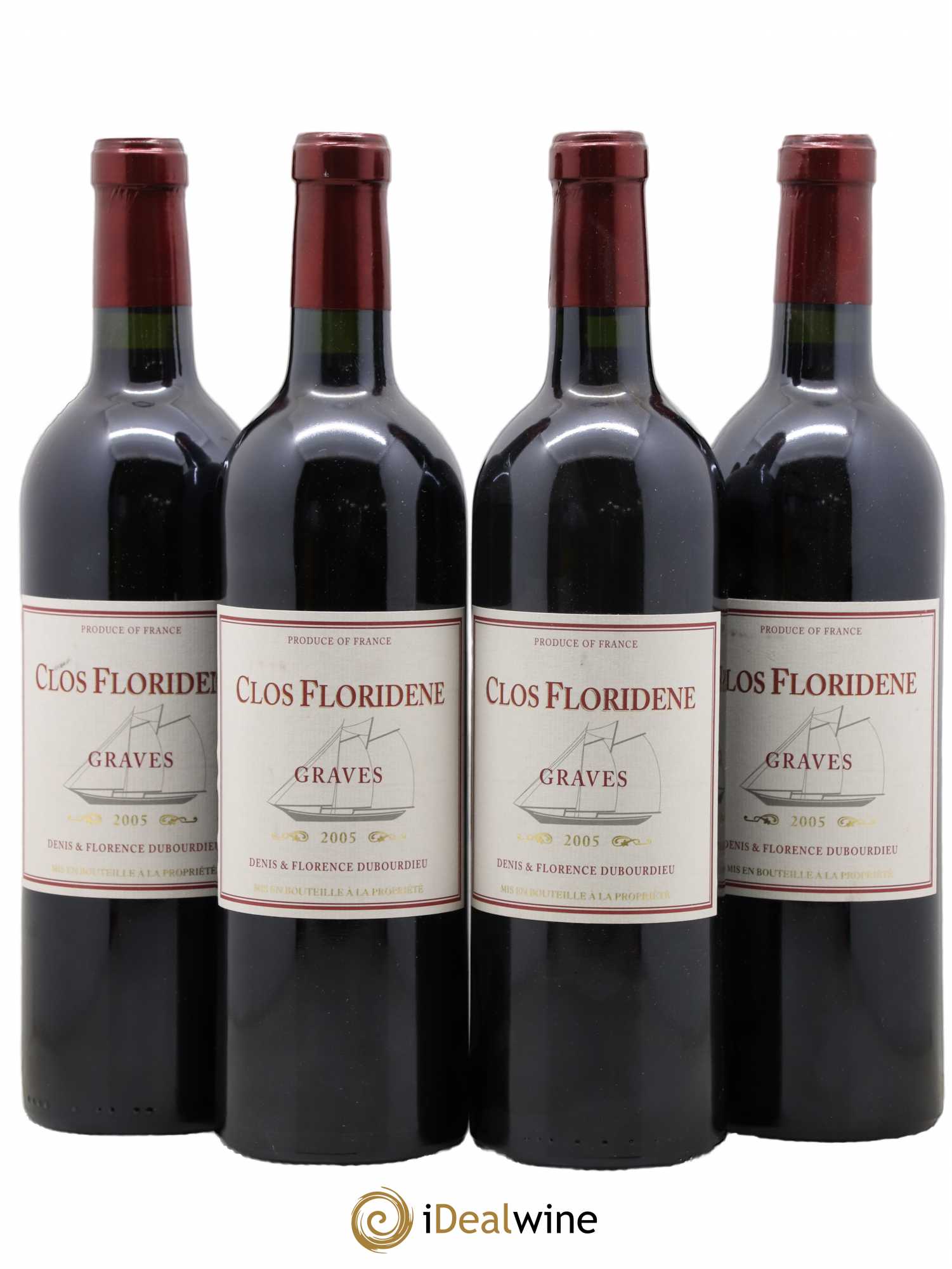 Clos Floridène 2005 - Lot de 4 bouteilles - 0