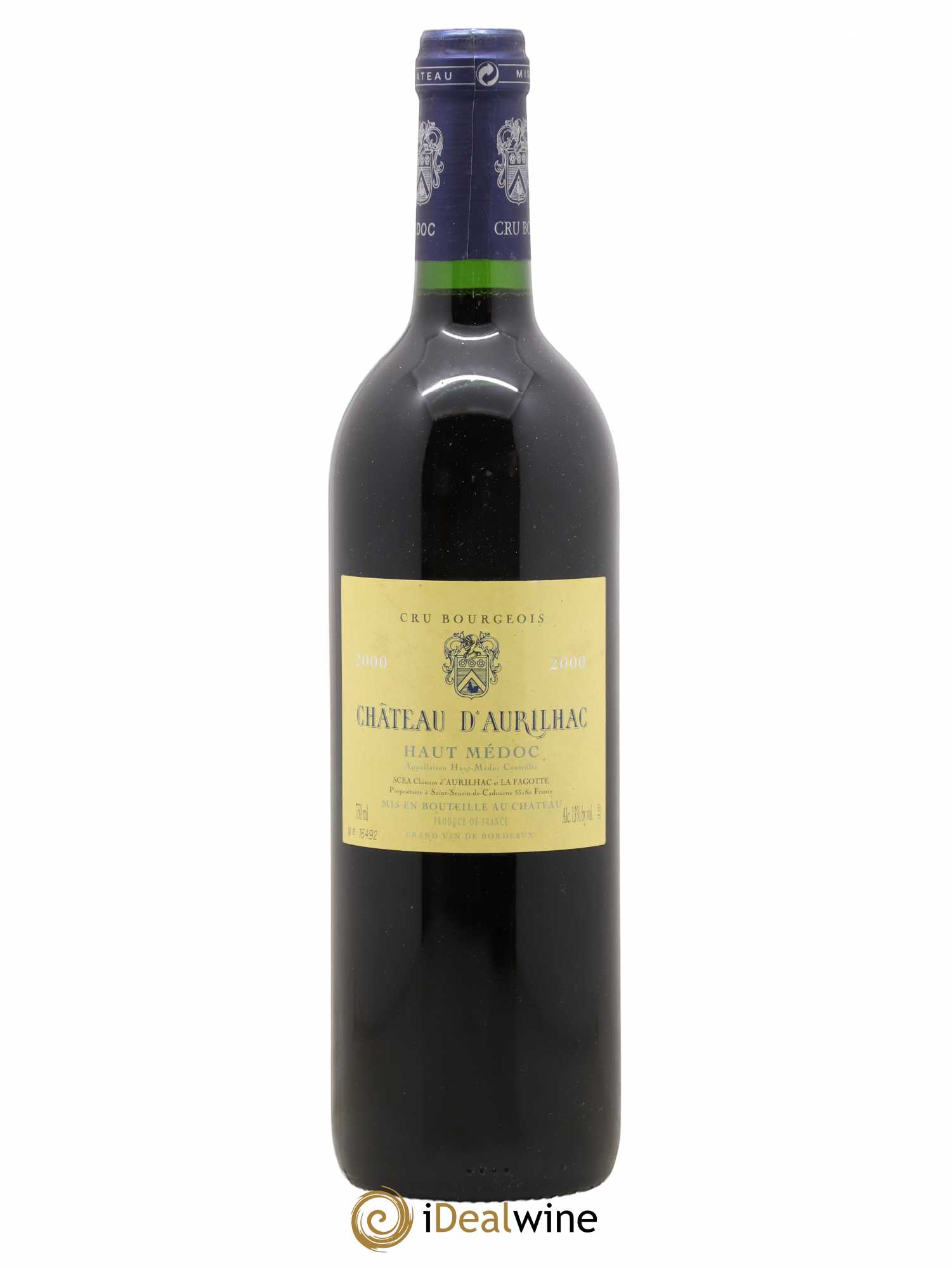 Haut Médoc Château Aurilhac (sans prix de réserve) 2000 - Posten von 1 Flasche - 0