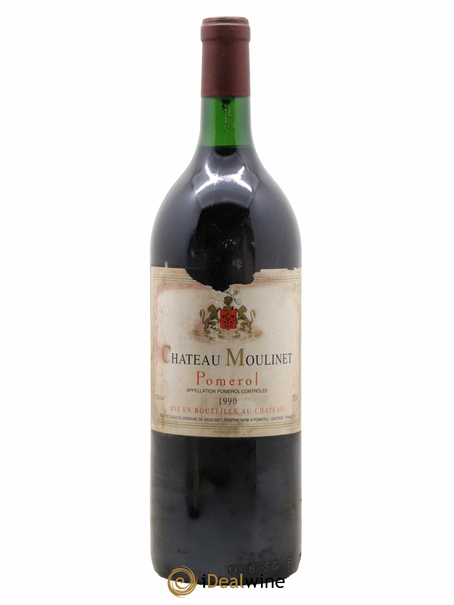 Château Moulinet 1990 - Lot de 1 magnum - 0