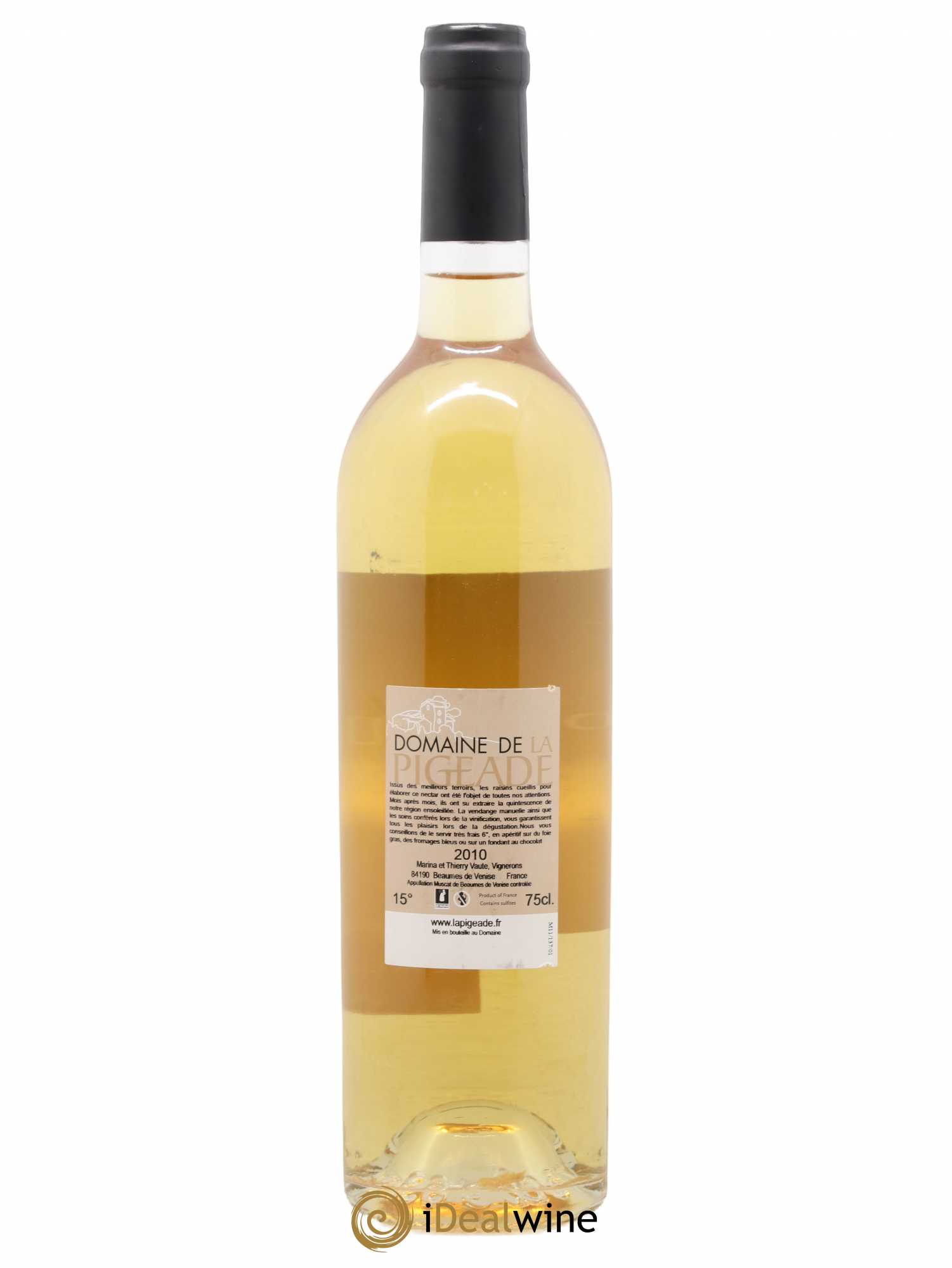 Muscat de Beaumes de Venise Domaine de La Pigeade 2010 - Lotto di 1 bottiglia - 1