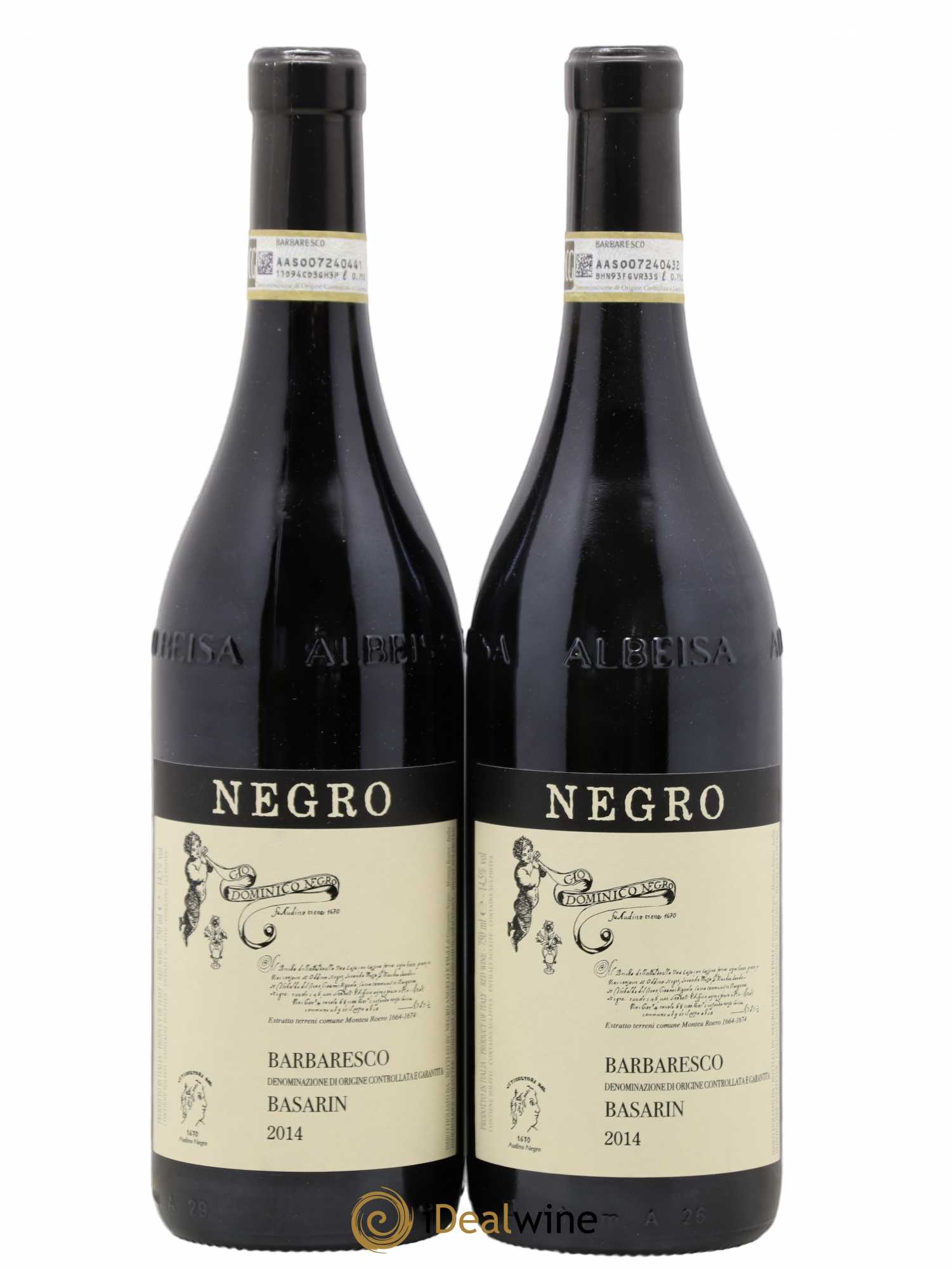 Barbaresco DOCG Basarin Negro 2014 - Posten von 2 Flaschen - 0