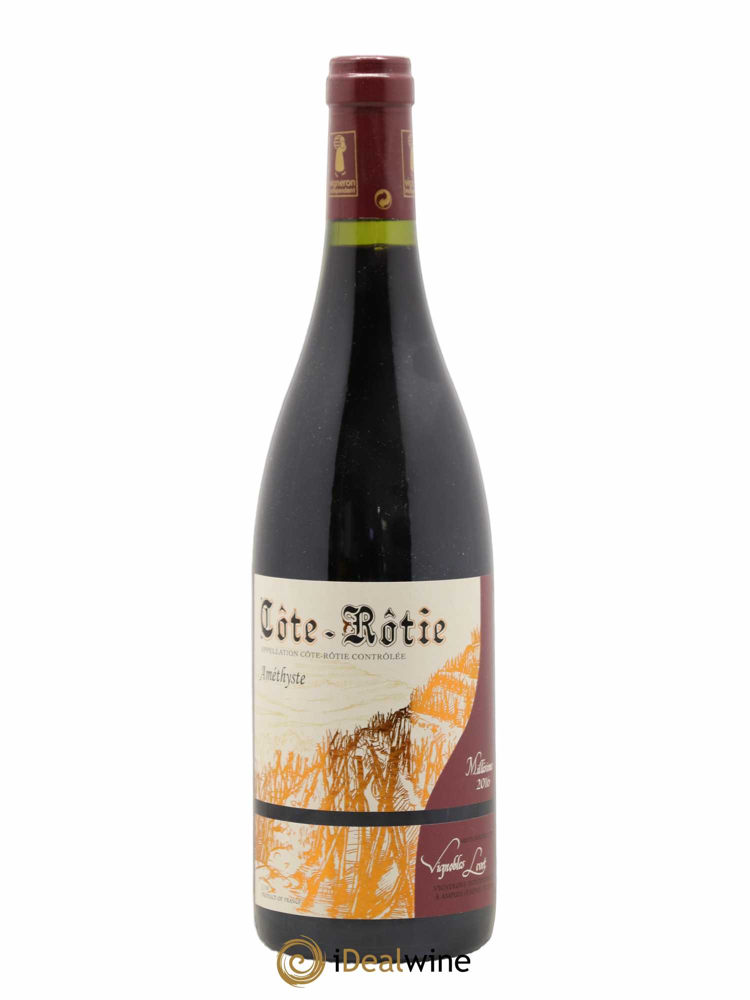 Côte-Rôtie Améthyste Vignobles Levet 2016 - Lot de 1 bouteille - 0