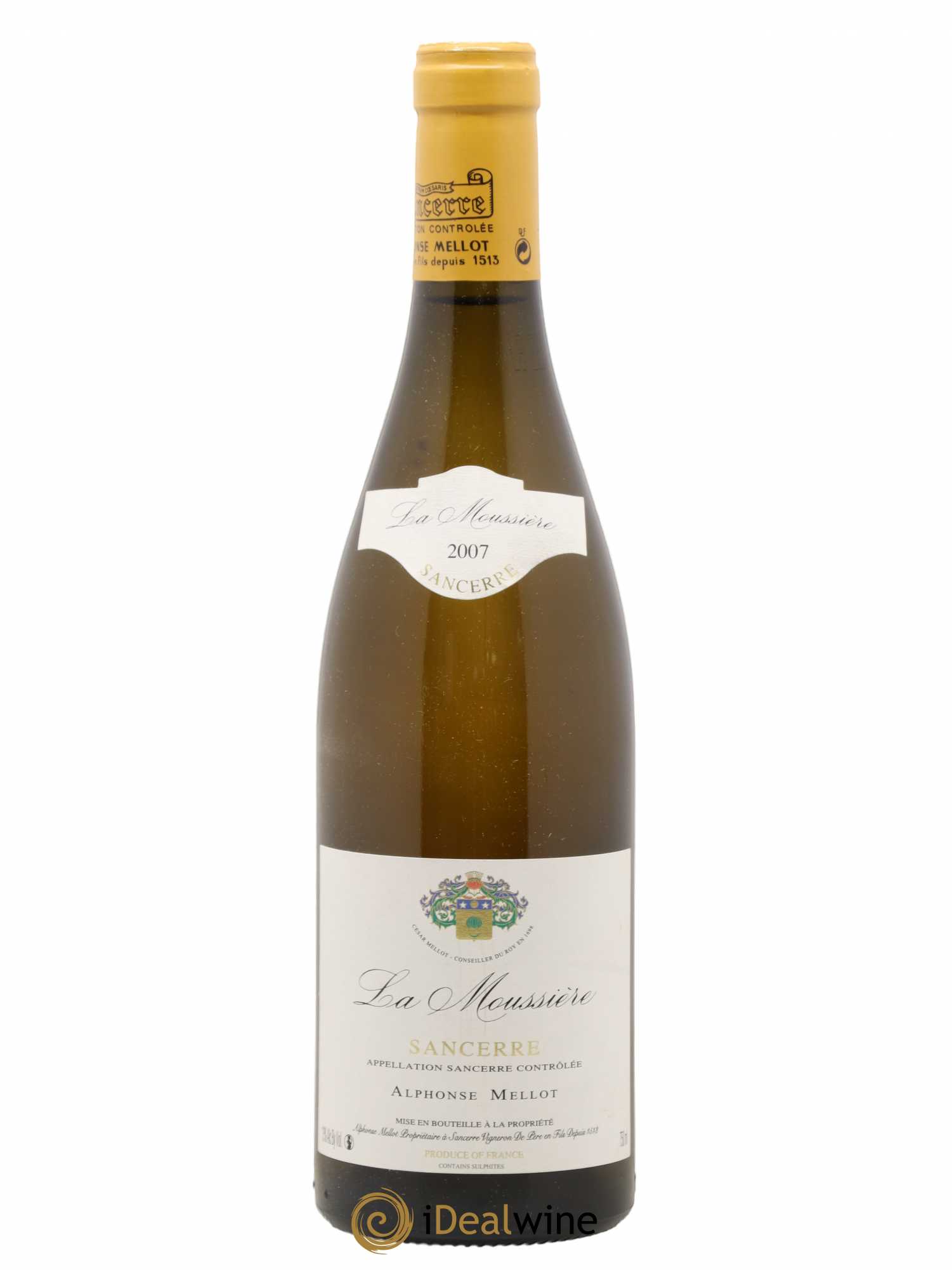 Sancerre La Moussière Alphonse Mellot 2007 - Lot de 1 bouteille - 0