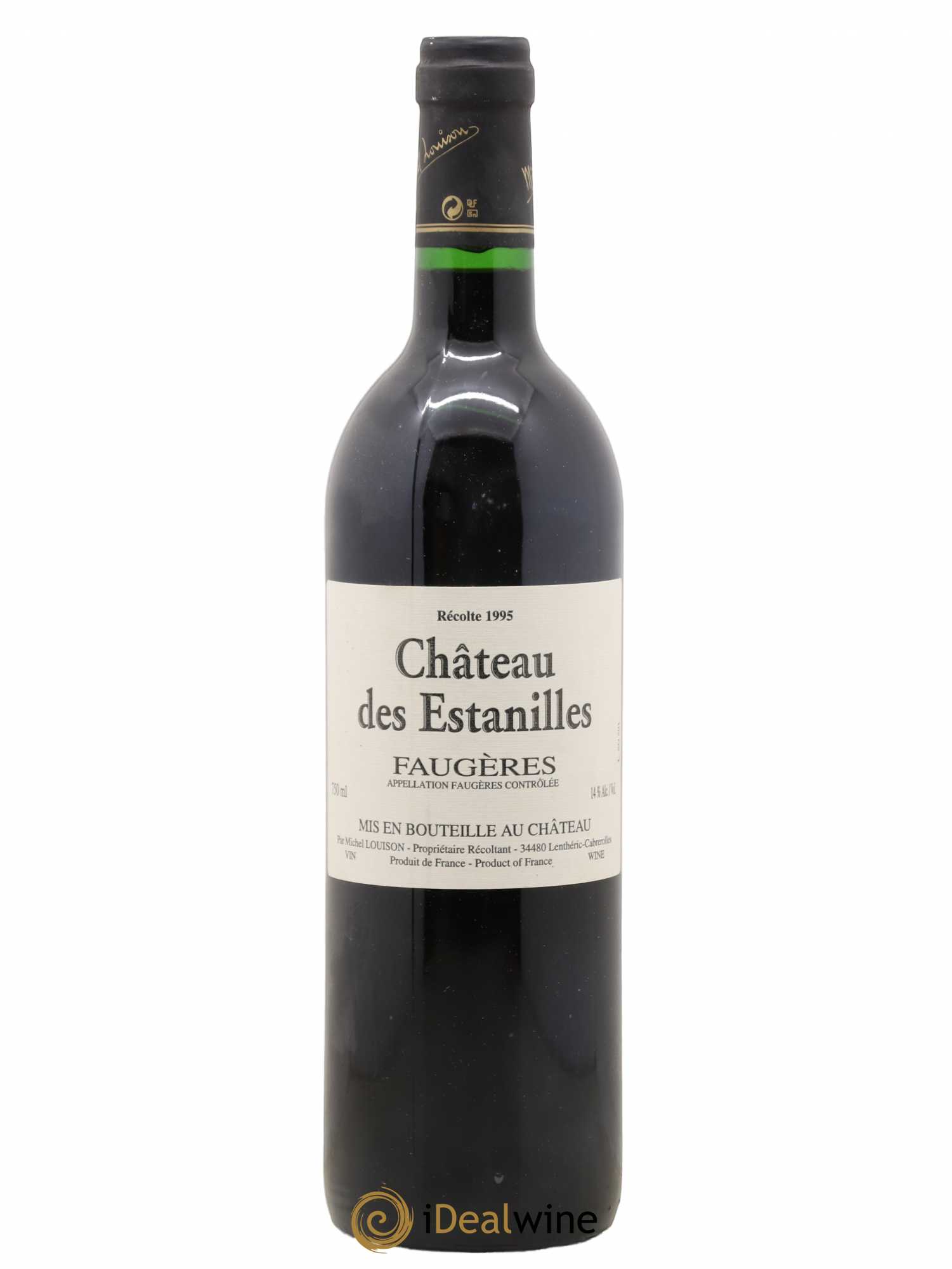 Faugères Château Des Estanilles 1995 - Lot de 1 bouteille - 0