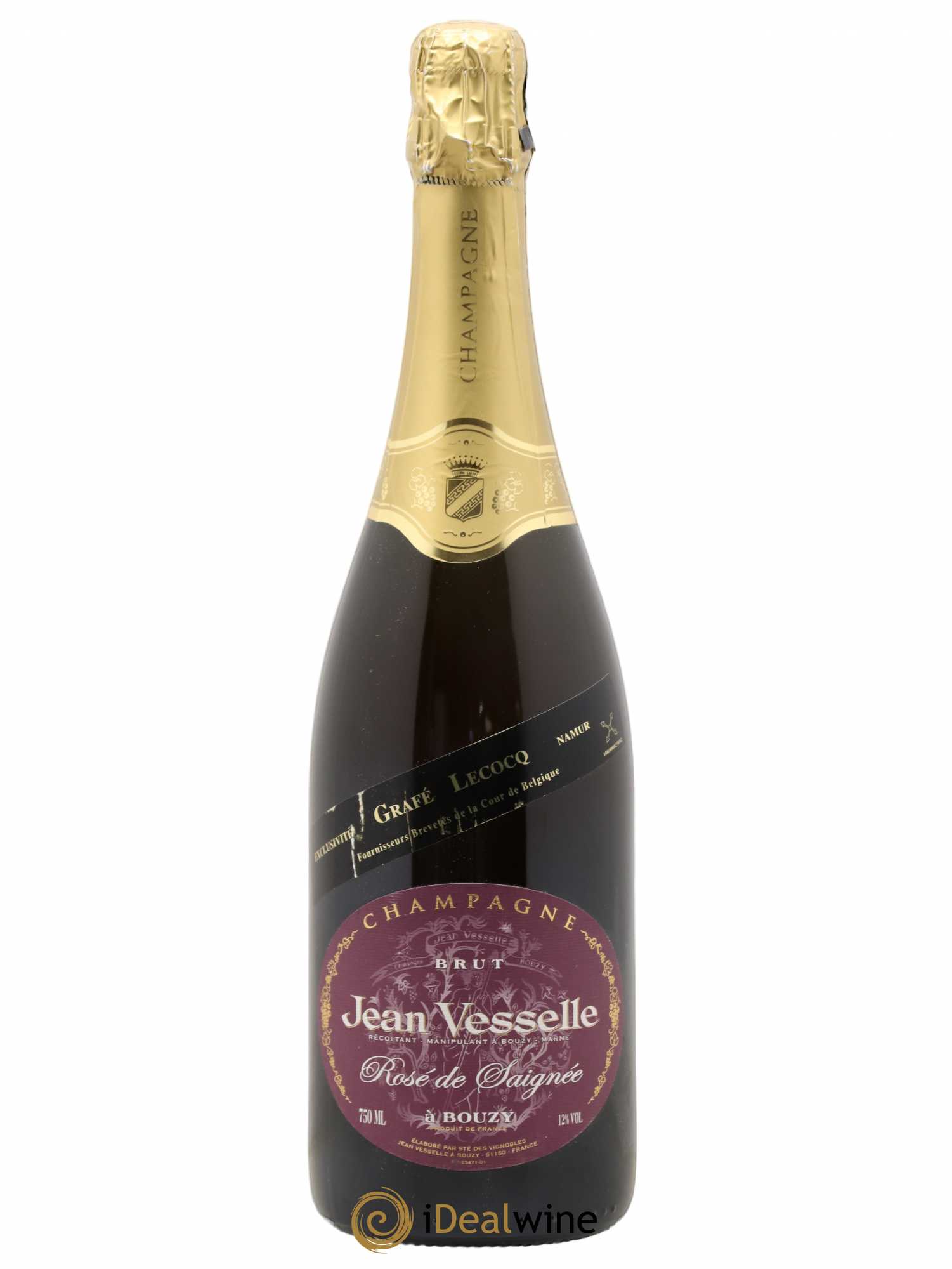Champagne - Rosé de Saignée Jean Vesselle - Posten von 1 Flasche - 0