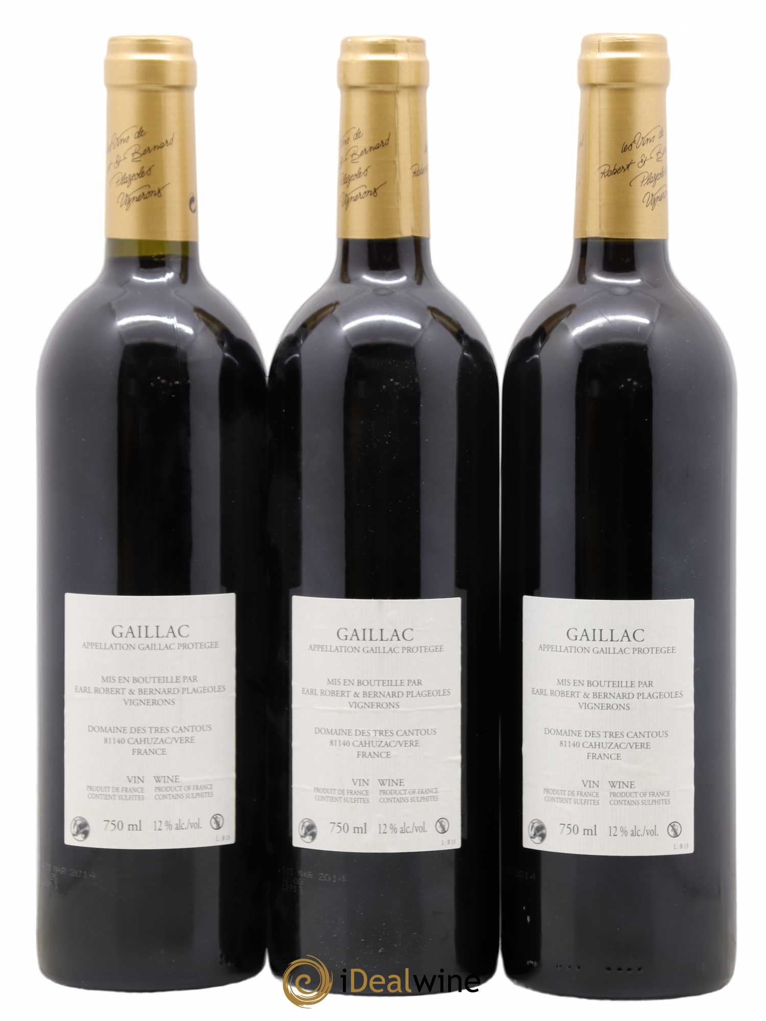 Gaillac Gaillac Domaine Plageoles Braucol (sans prix de réserve) 2013 - Posten von 3 Flaschen - 1