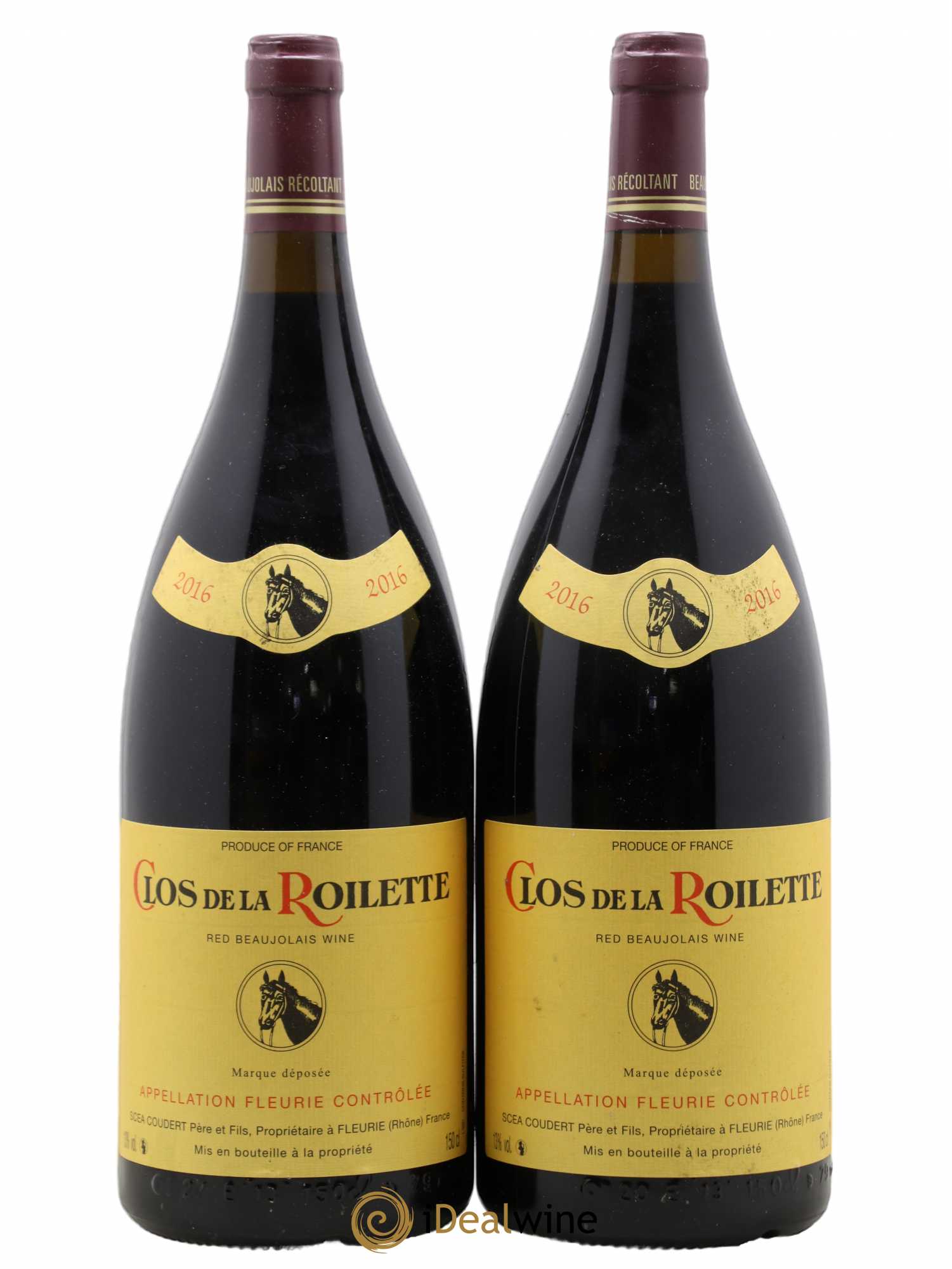 Fleurie Clos de la Roilette 2016 - Lot de 2 magnums - 0