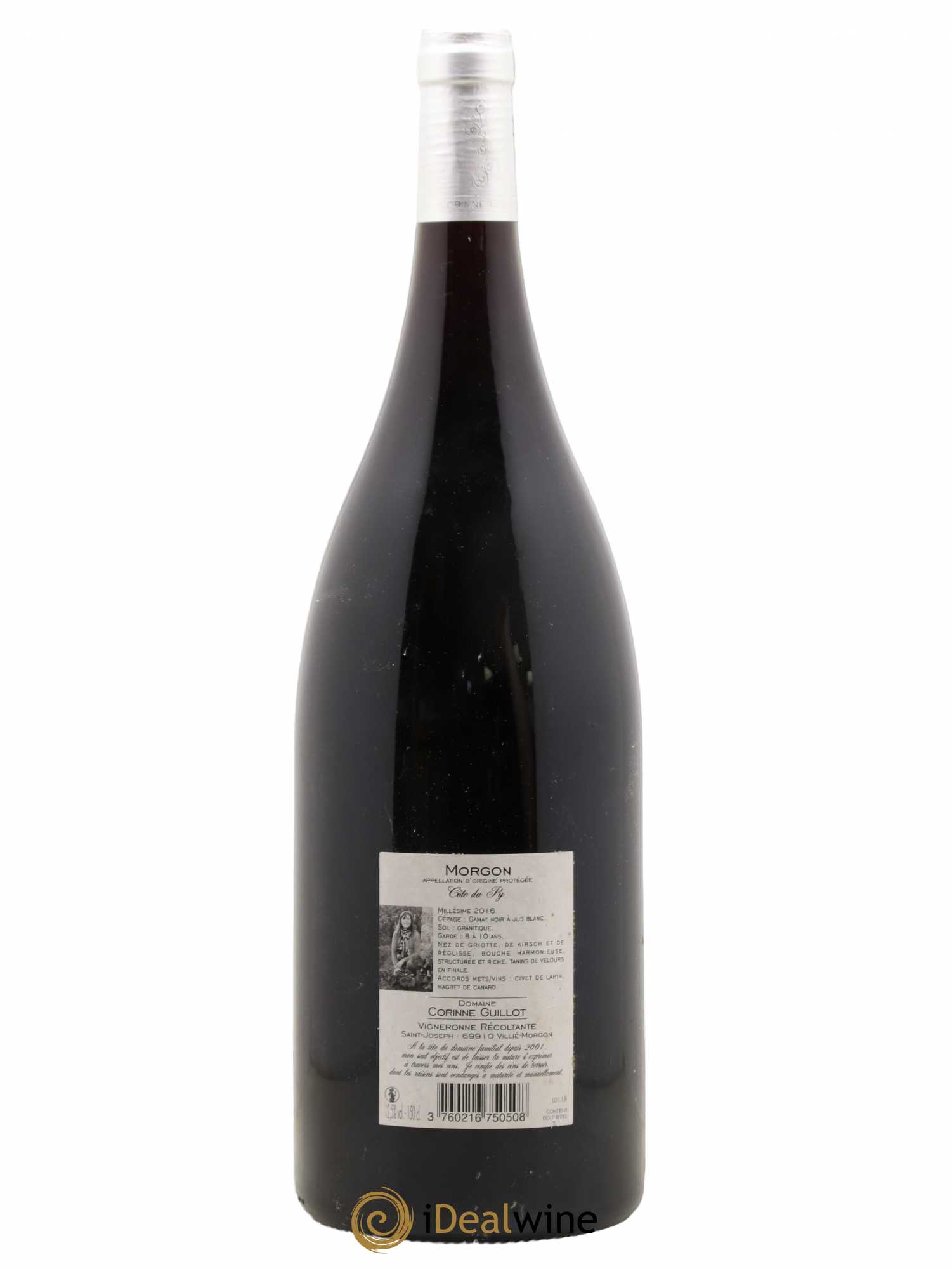 Morgon Cote du Py Corinne Guillot (sans prix de réserve) 2016 - Lot de 1 magnum - 1