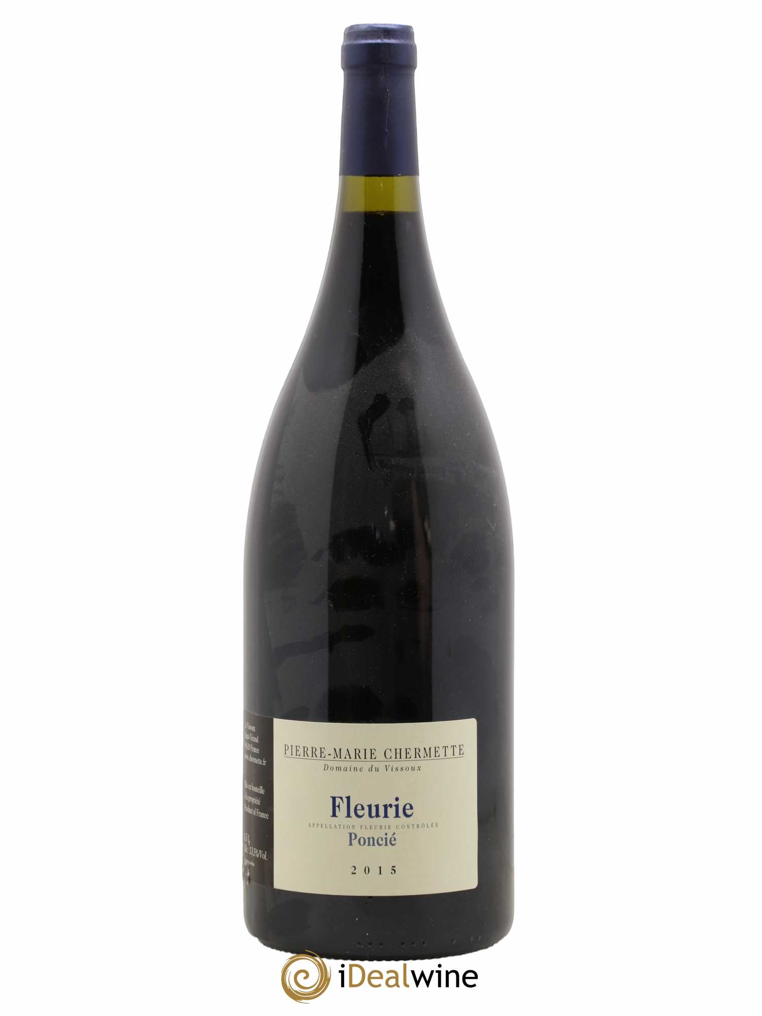 Fleurie Poncié Domaine du Vissoux - P-M. Chermette 2015 - Lot de 1 magnum - 0