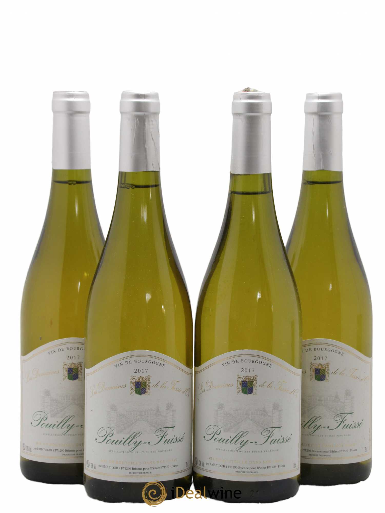 Pouilly-Fuissé Les Domaines De La Tassee D'Or (sans prix de réserve) 2017 - Posten von 4 Flaschen - 0