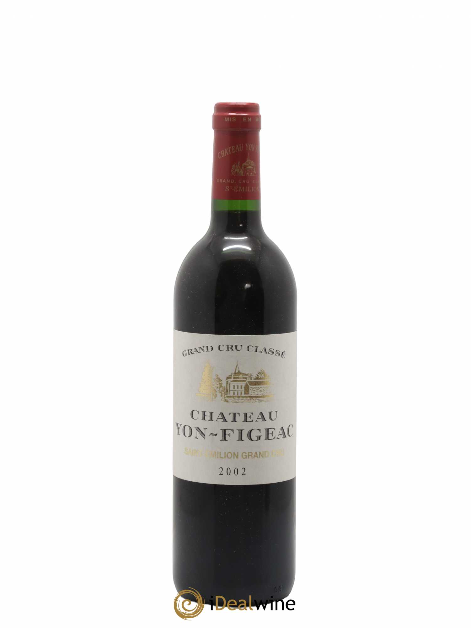 Château Yon Figeac Grand Cru Classé 2002 - Lot de 1 bouteille - 0