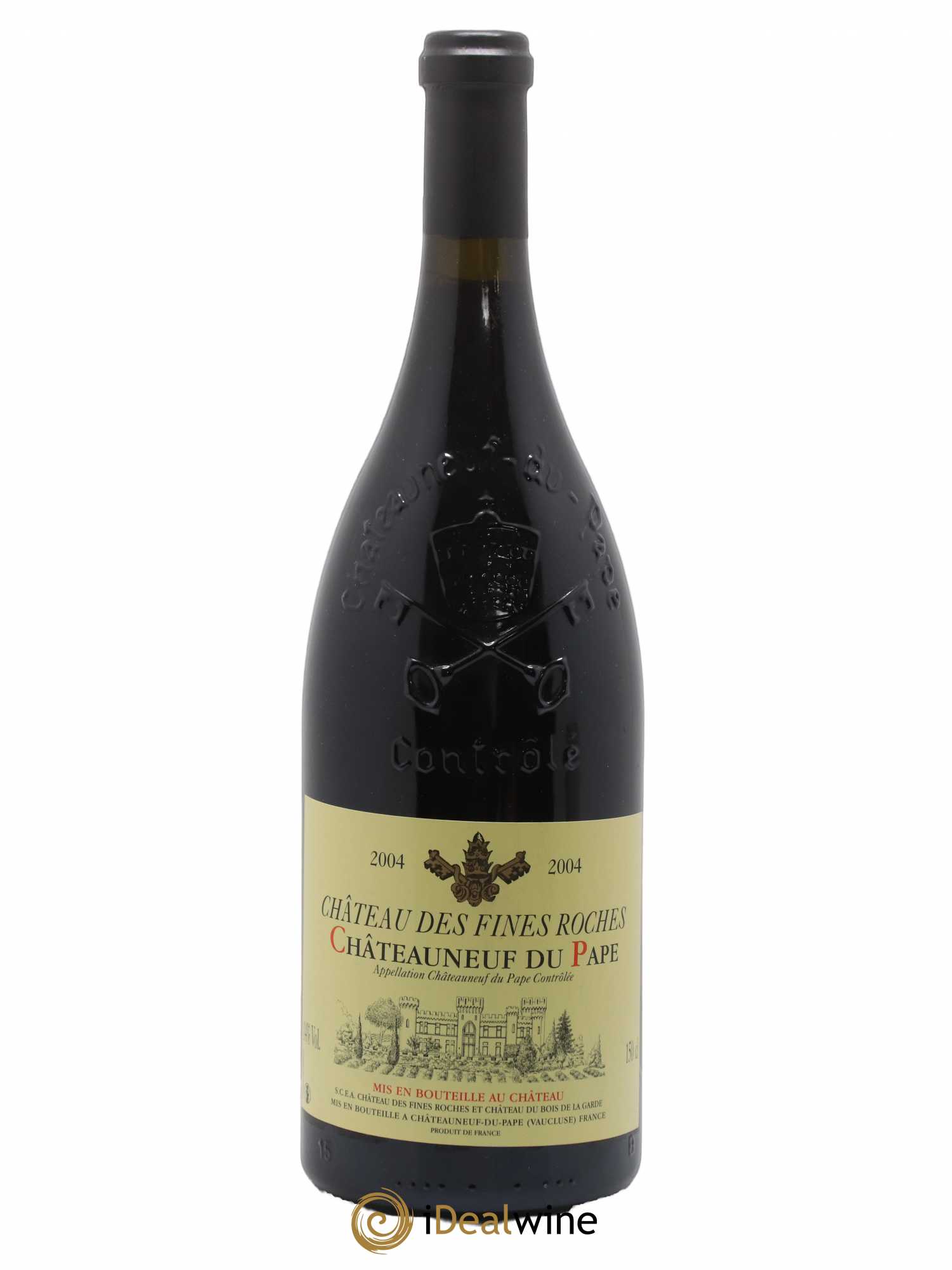 Châteauneuf-du-Pape Château Des Fines Roches 2004 - Lot de 1 magnum - 0