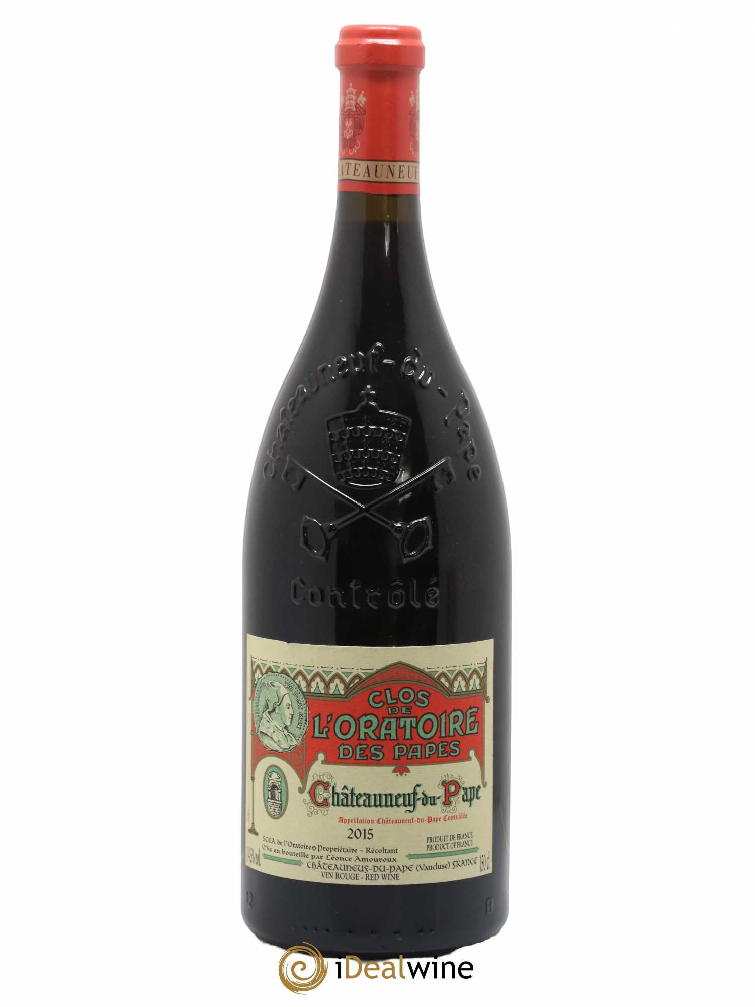 Châteauneuf-du-Pape Clos de l'Oratoire des Papes 2015 - Lot de 1 magnum - 0
