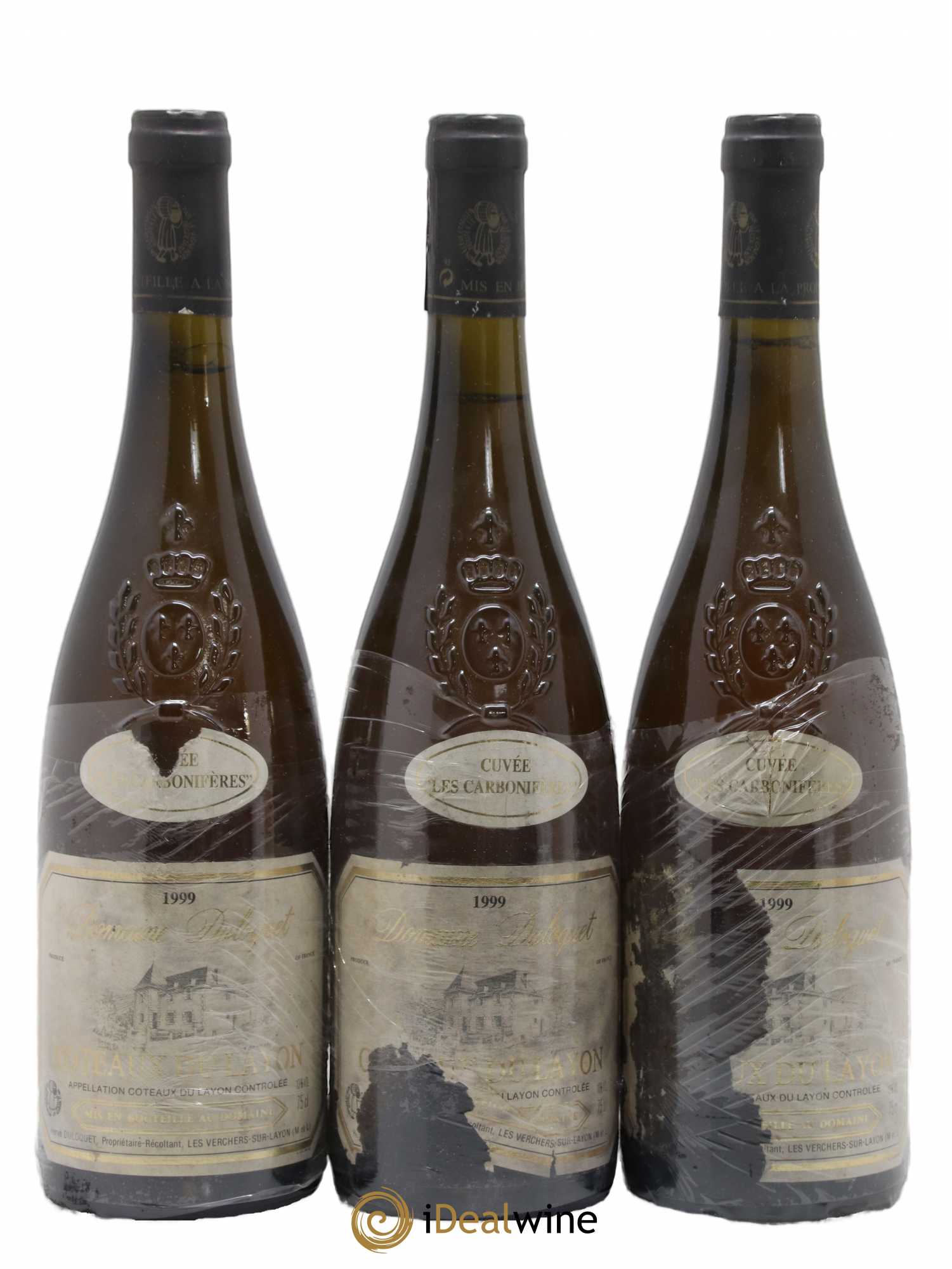Coteaux du Layon Cuvee Carbonifere Domaine Duloquet 1999 - Lotto di 3 bottiglie - 0