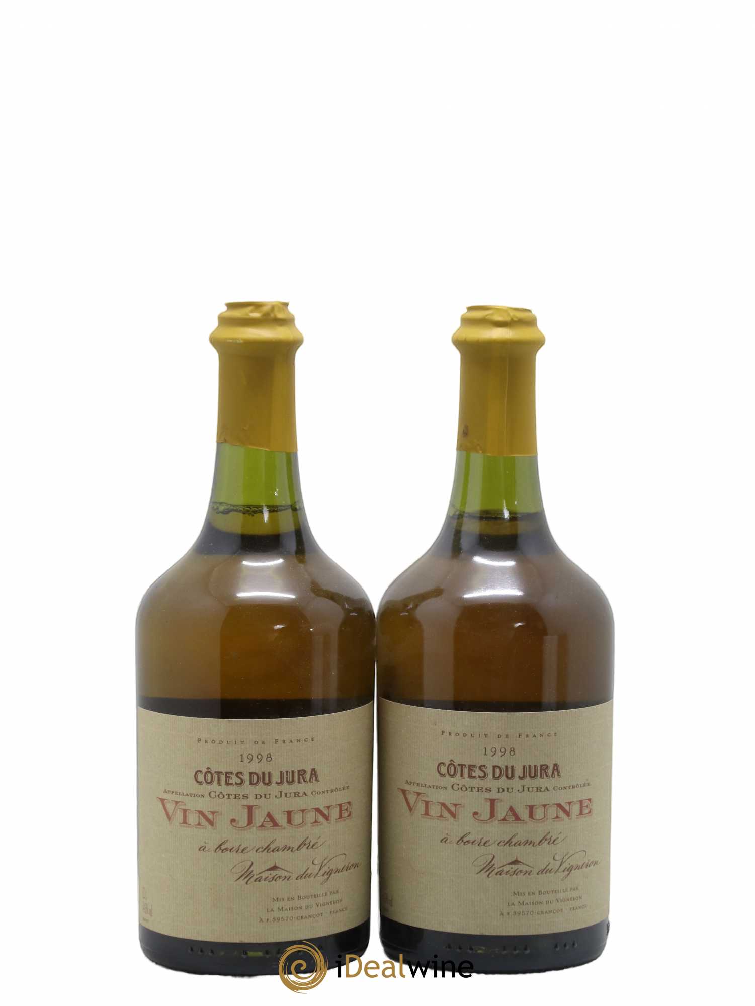 Côtes du Jura Vin Jaune Maison du Vignerons 1998 - Posten von 2 Flaschen - 0
