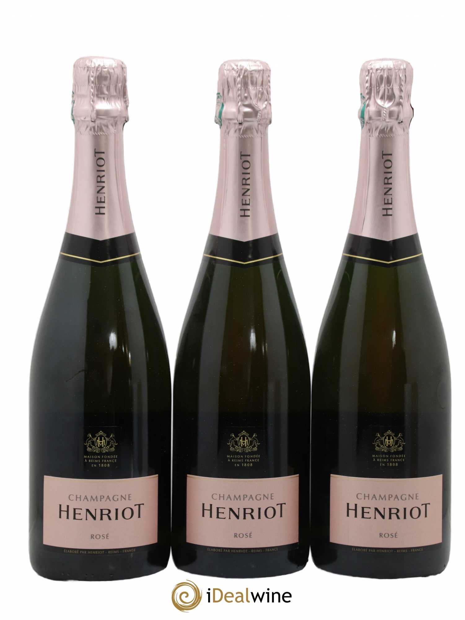 Rosé Brut Henriot - Lot de 3 bouteilles - 0