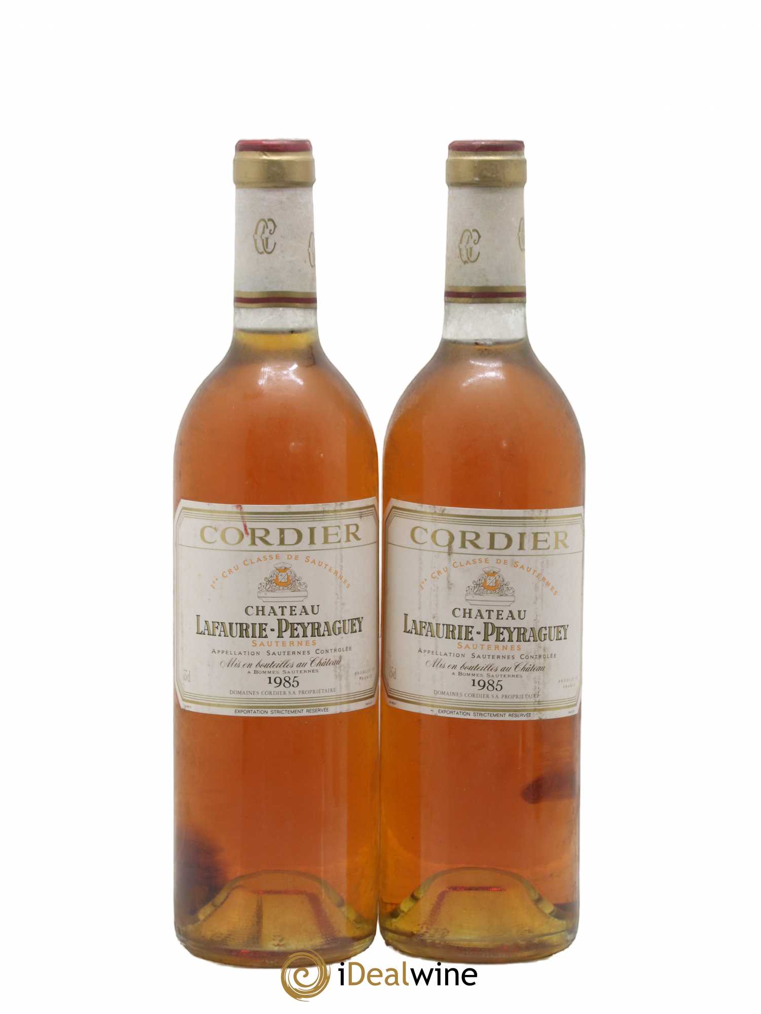 Château Lafaurie-Peyraguey 1er Grand Cru Classé 1985 - Lotto di 2 bottiglie - 0
