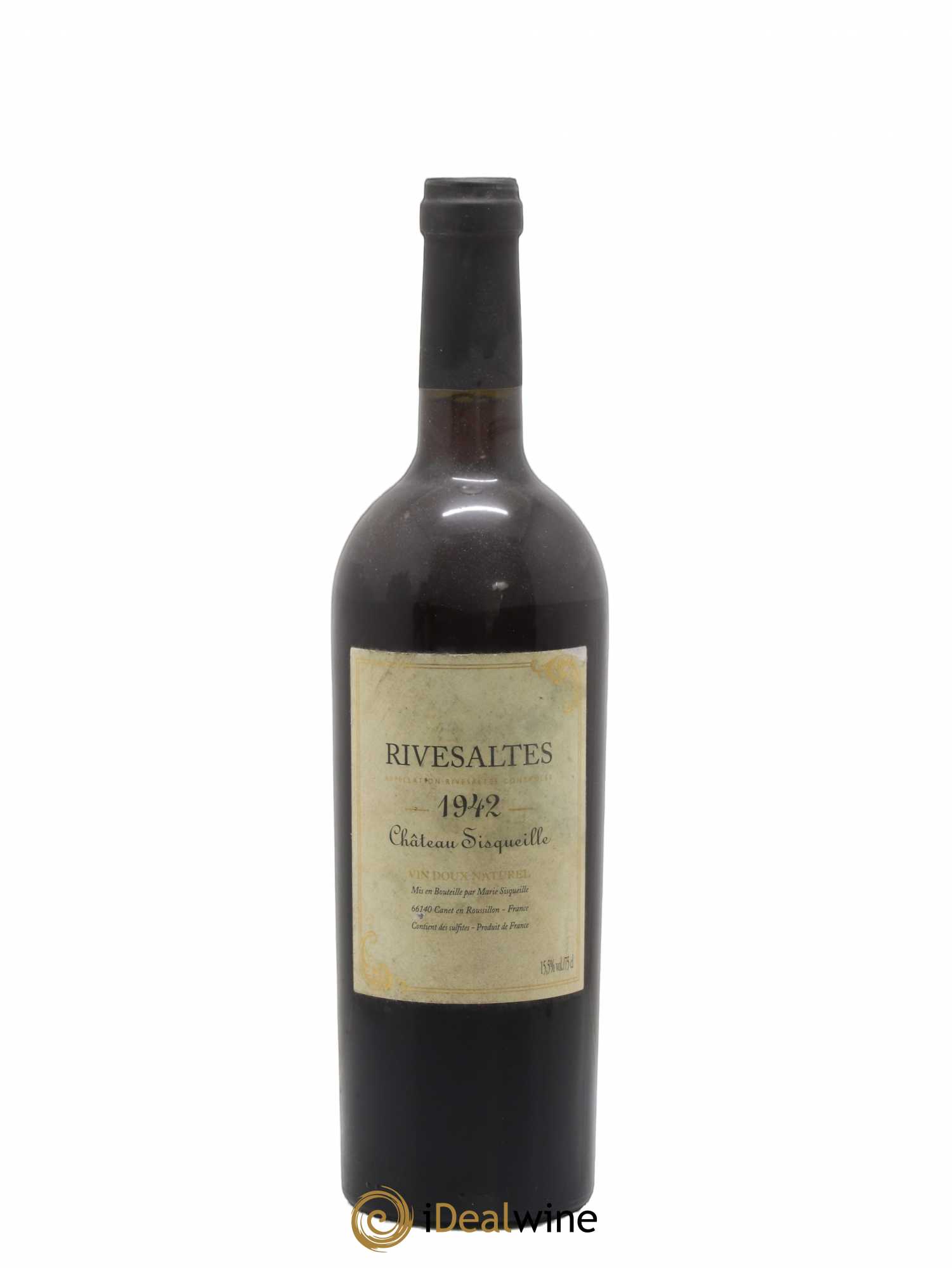 Rivesaltes Château Sisqueille 1942 - Posten von 1 Flasche - 0