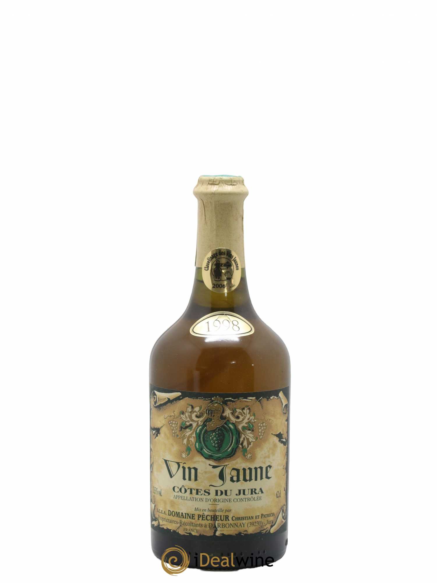 Côtes du Jura Vin Jaune Domaine Pecheur 1998 - Posten von 1 Flasche - 0